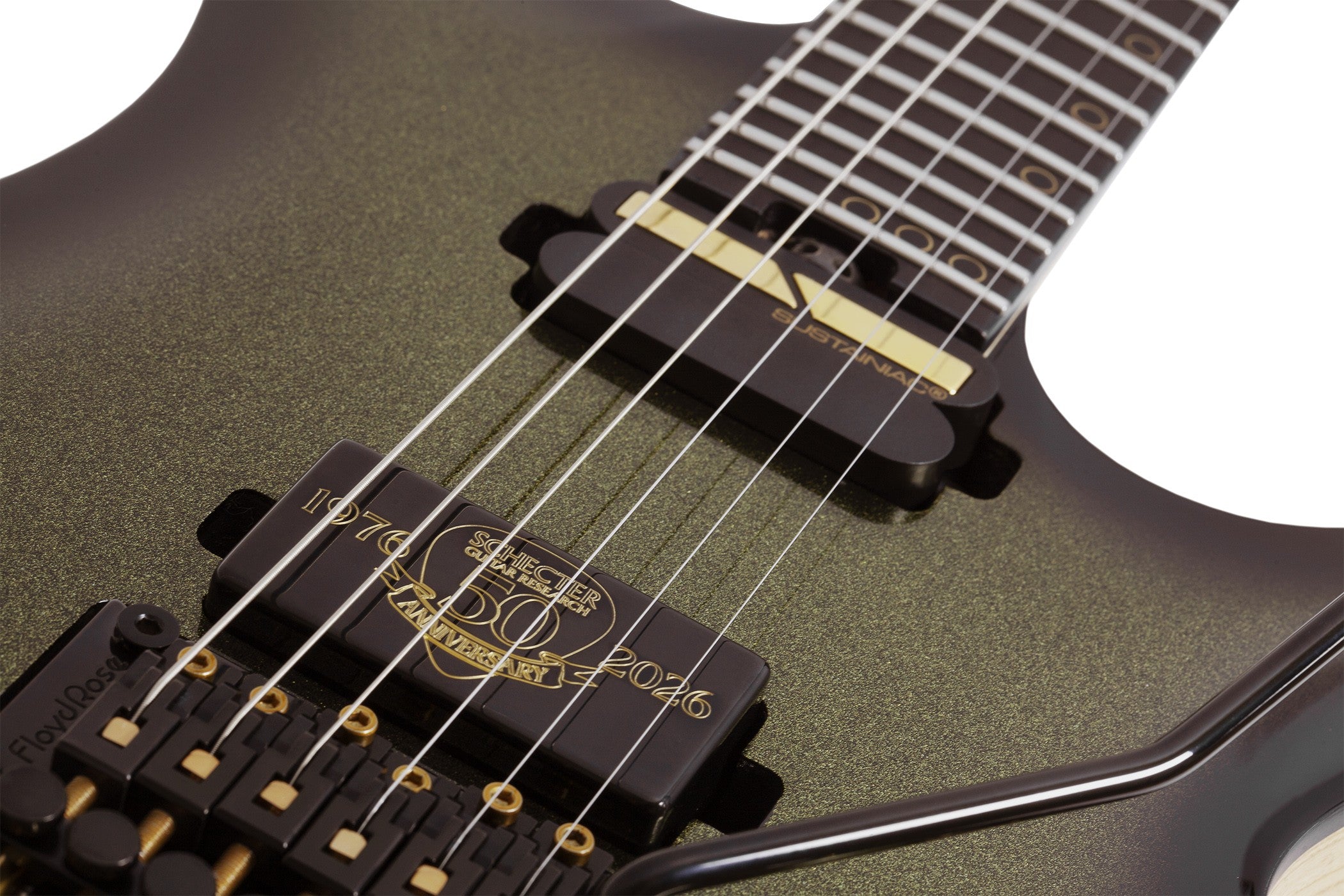 SCHECTER C-1 FR-S W/ SUSTAINIAC 50th Anniversary 50th Gold Burst 4137-SHC