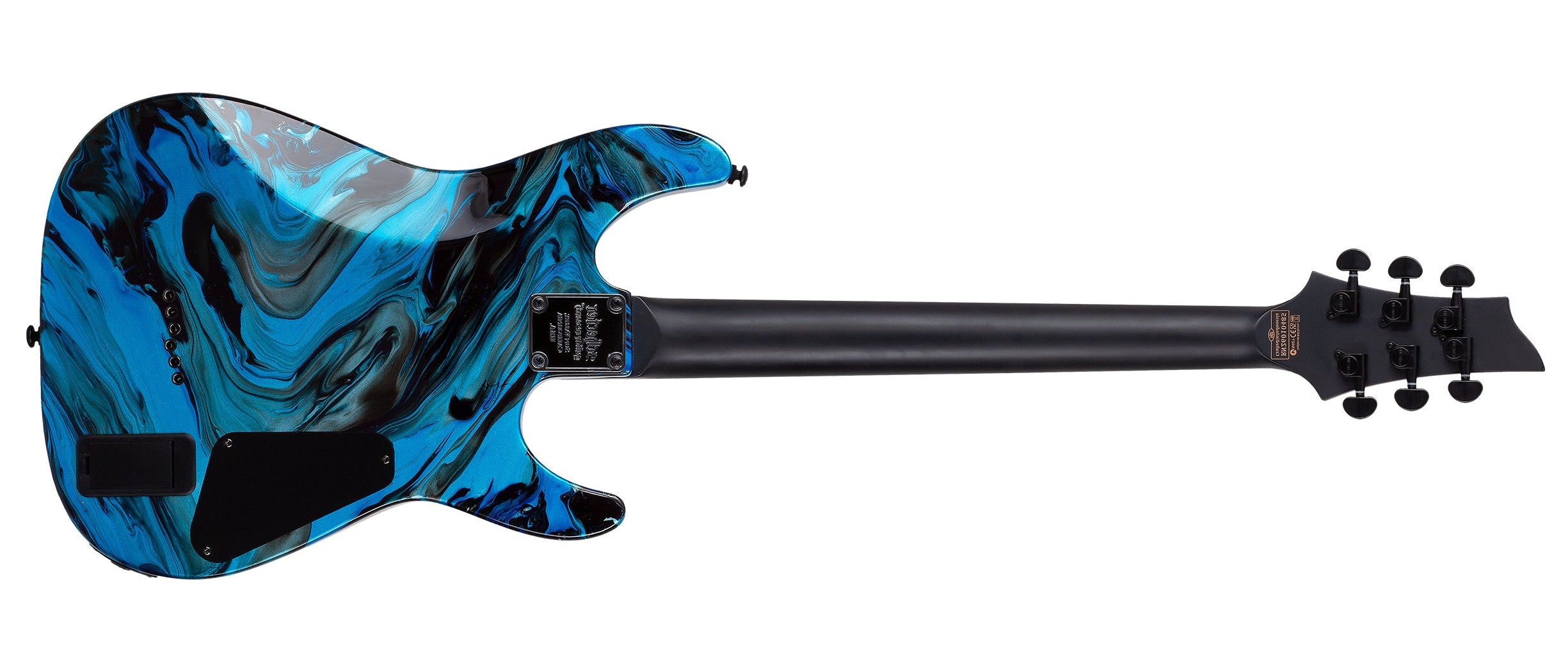 SCHECTER LEFT HANDED C-1 HYDRO DIP MIDNIGHT TIDE LH 4193-SHC