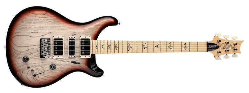 PRS Guitars USA Swamp Ash Special - Maple 34 - Jasper Smokeburst Red 115401::34: