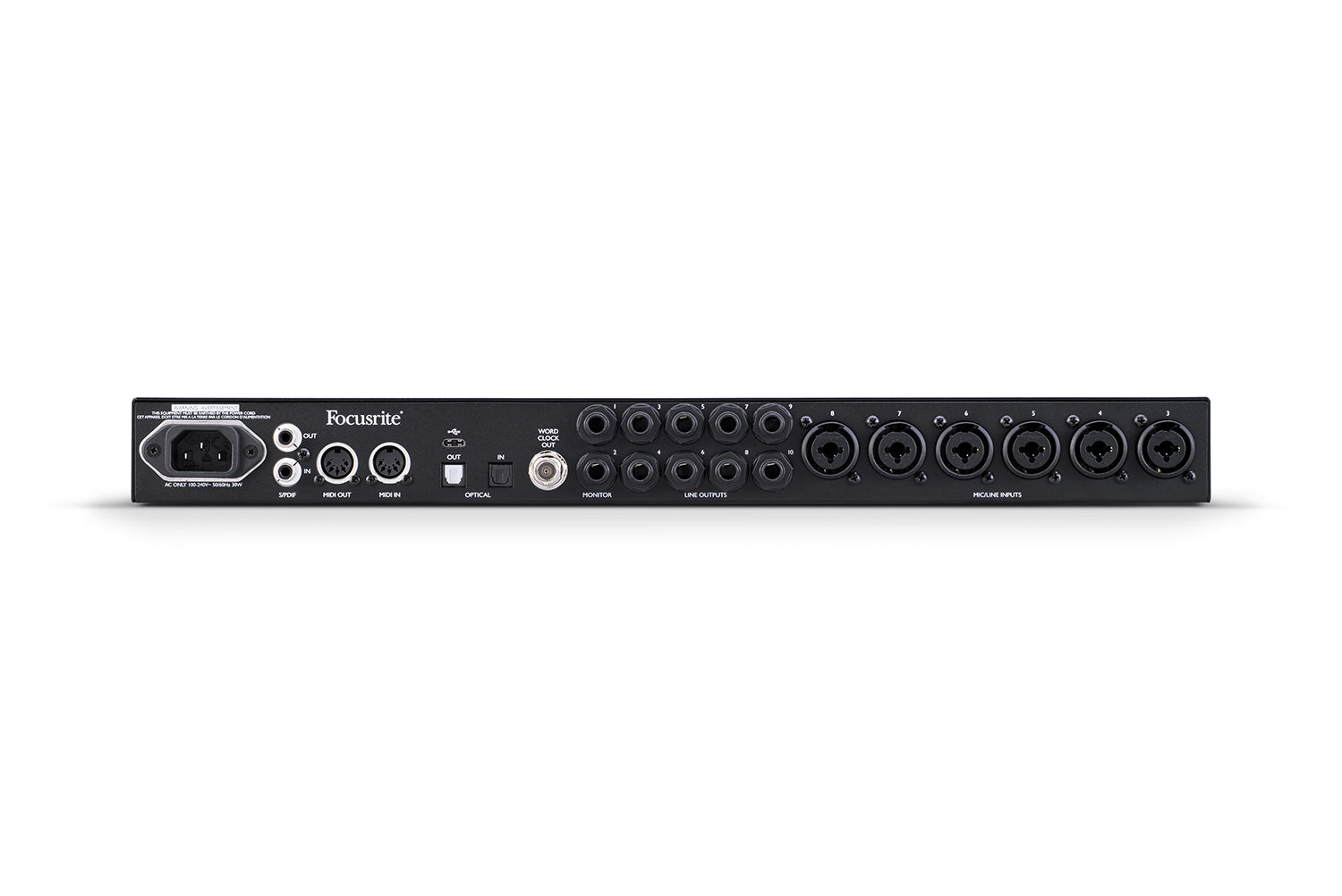 Focusrite Powerful Studio-grade 18-in / 20-out Audio Interface CLARETT-PLUS-8PRE