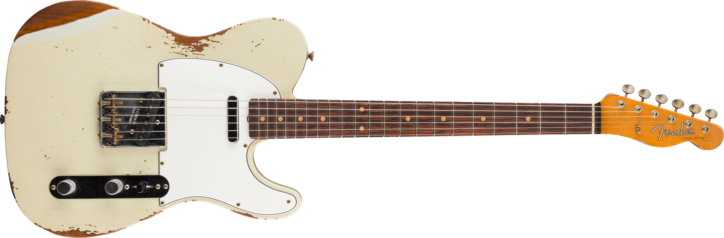 Fender Custom Shop 1961 Telecaster Heavy Relic Rosewood Fingerboard, Faded Aged Tomatillo Green 9235700028 SERIAL NUMBER CZ588211 - 7LBS 7OZ