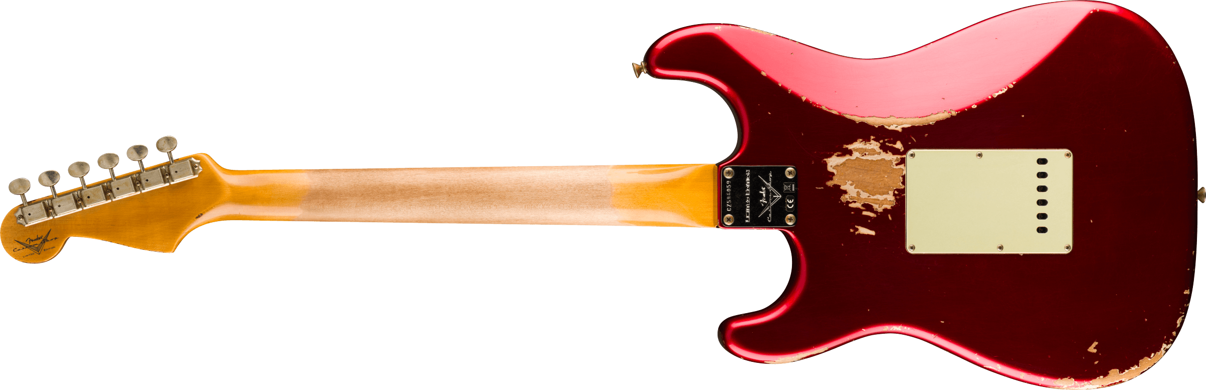 Fender Custom Shop 1962 Stratocaster Heavy Relic 3A Rosewood Fingerboard, Candy Apple Red 9239119093