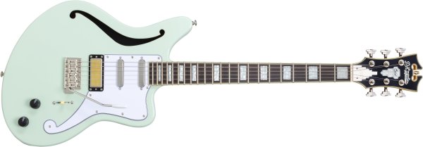 D'Angelico Excel Bedford SH Giacomo Turra Electric Guitar, Peppermint DAEBEDSHGTNTR
