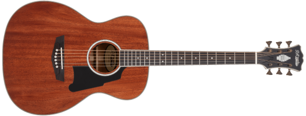 D'Angelico Excel Tammany Acoustic / Electric Guitar, Natural Mahogany DAEOMNMHAP