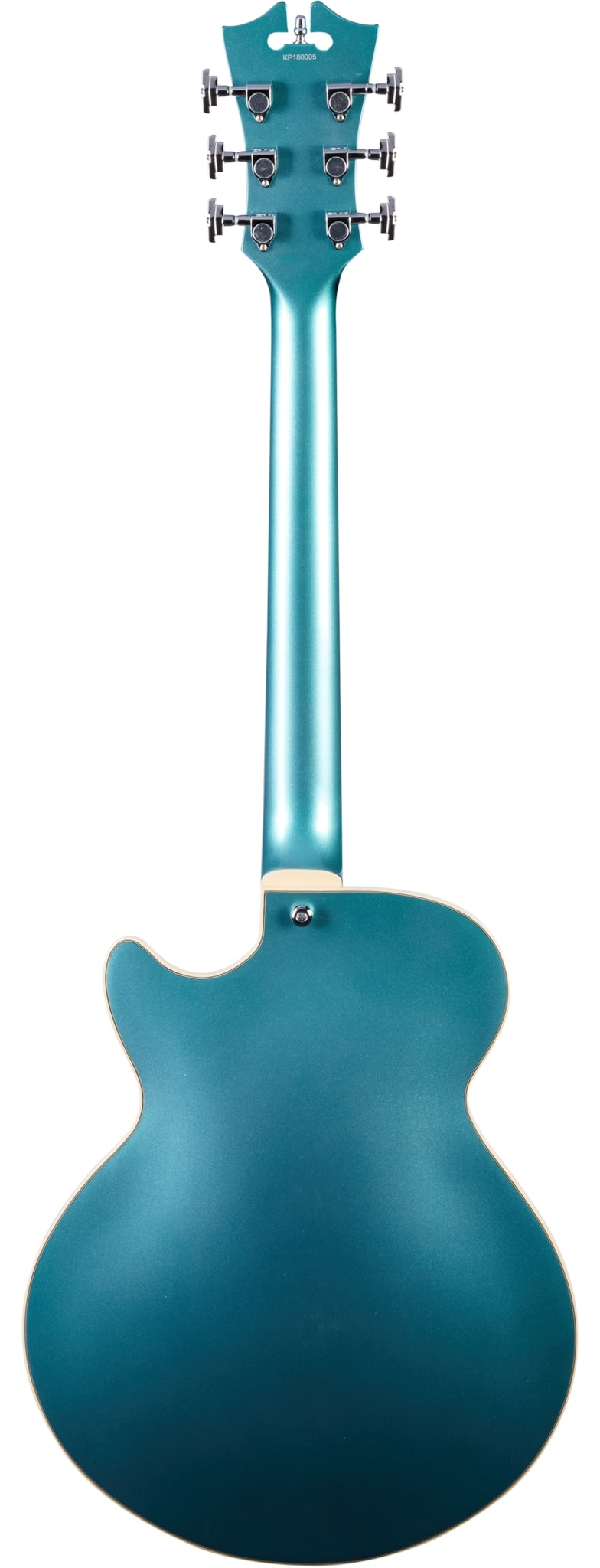 D'Angelico Premier SS Semi-hollow Electric Guitar With Stopbar Tailpiece, Ocean Turquoise DAPSSOTCSCB