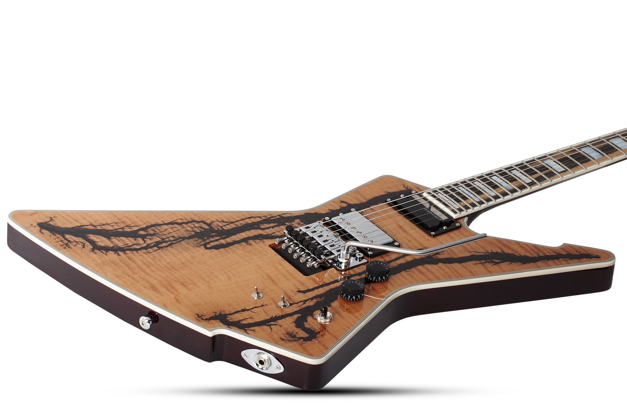 Schecter E-1 FR-S Electro-Resin w/ Sustainiac Gloss Natural 605-SHC SERIAL NUMBER W24110643 - 8.0 LBS