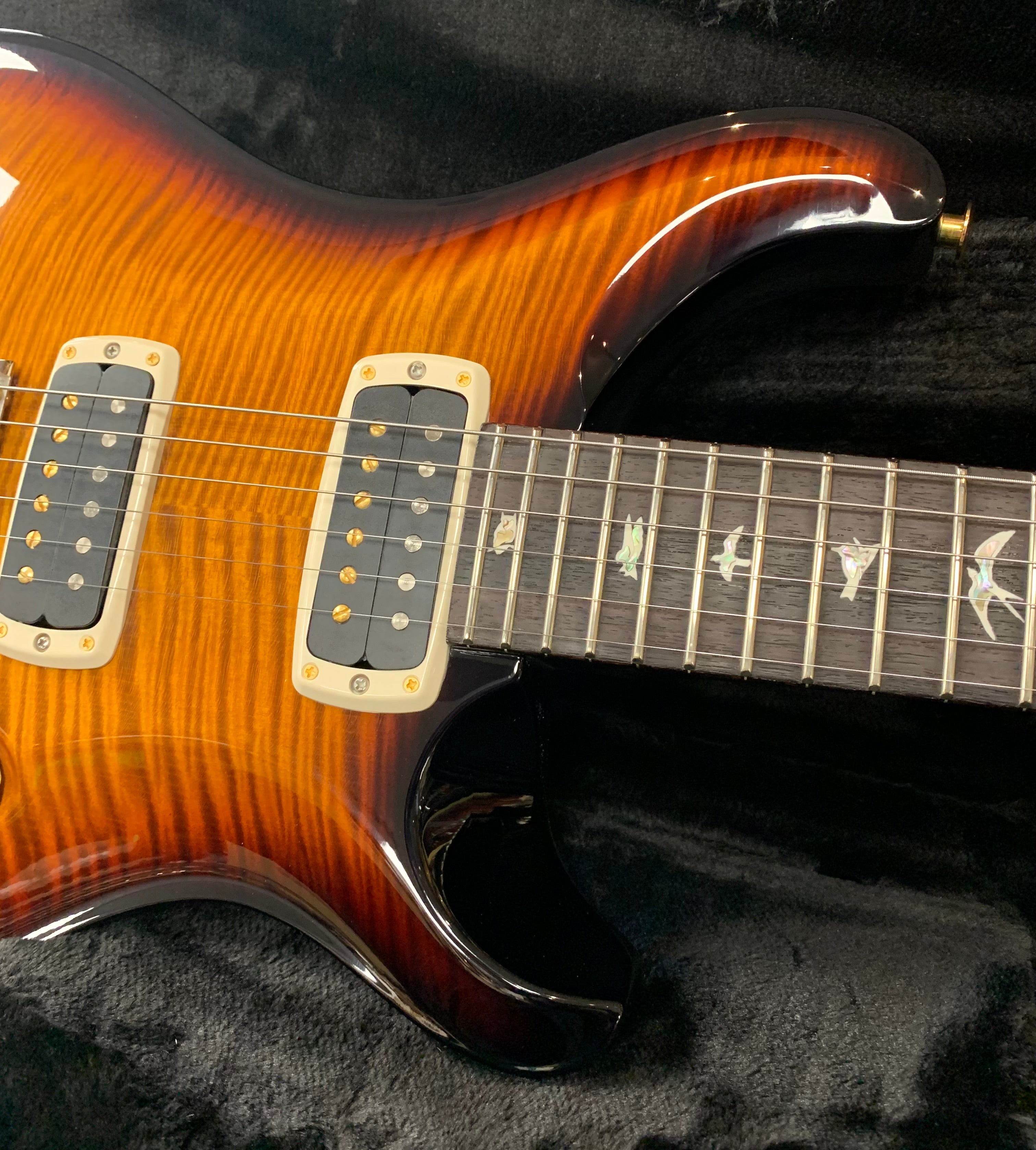 PRS USA Custom 24-08 10 top – Custom Colour – Vintage Amber Smokewrap Burst 112793:CC SERIAL NUMBER 0379131