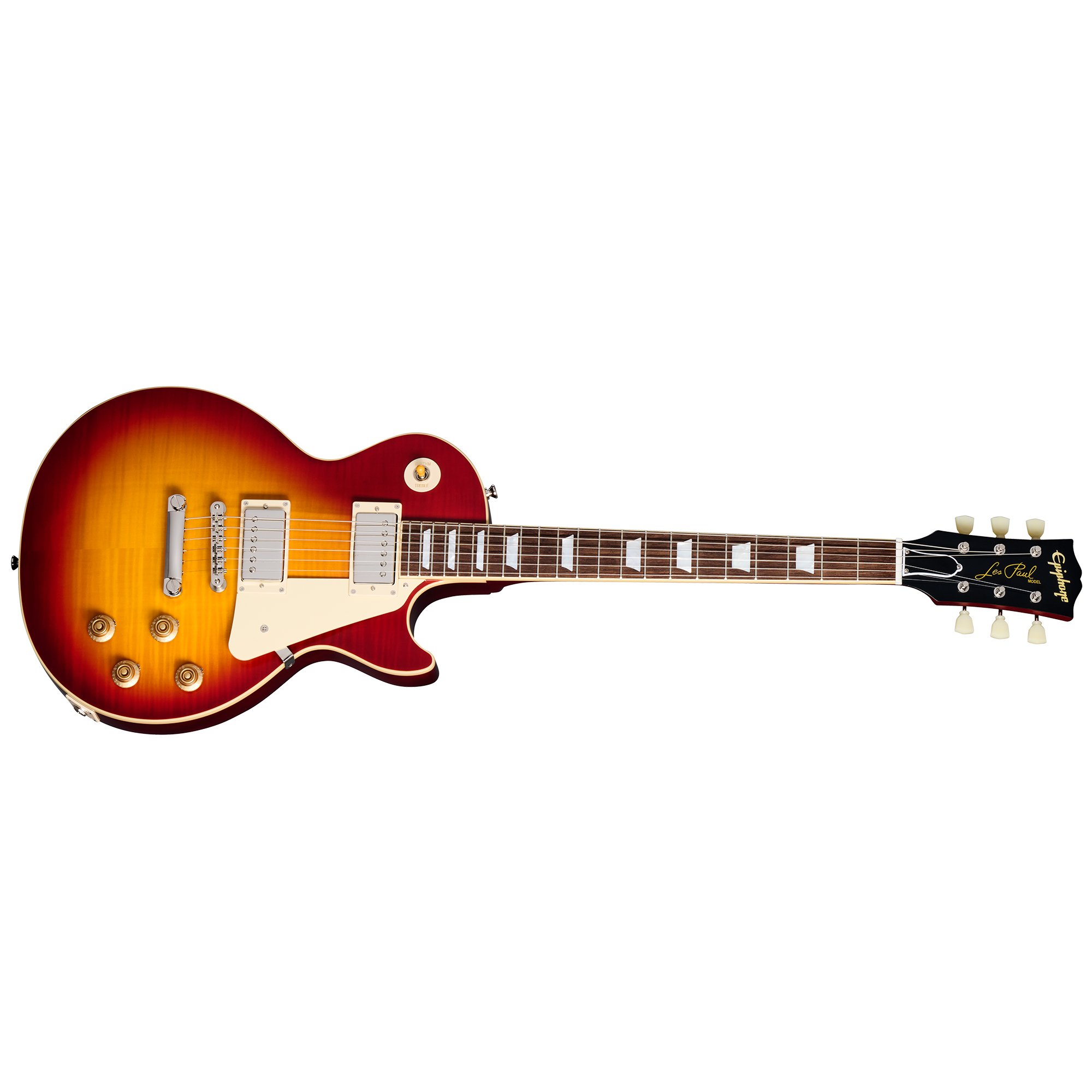 Epiphone ( GIBSON HEADTSOCK ) 1959 Les Paul Standard Electric Guitar with Case - Factory Burst ECLPS59FAVNH