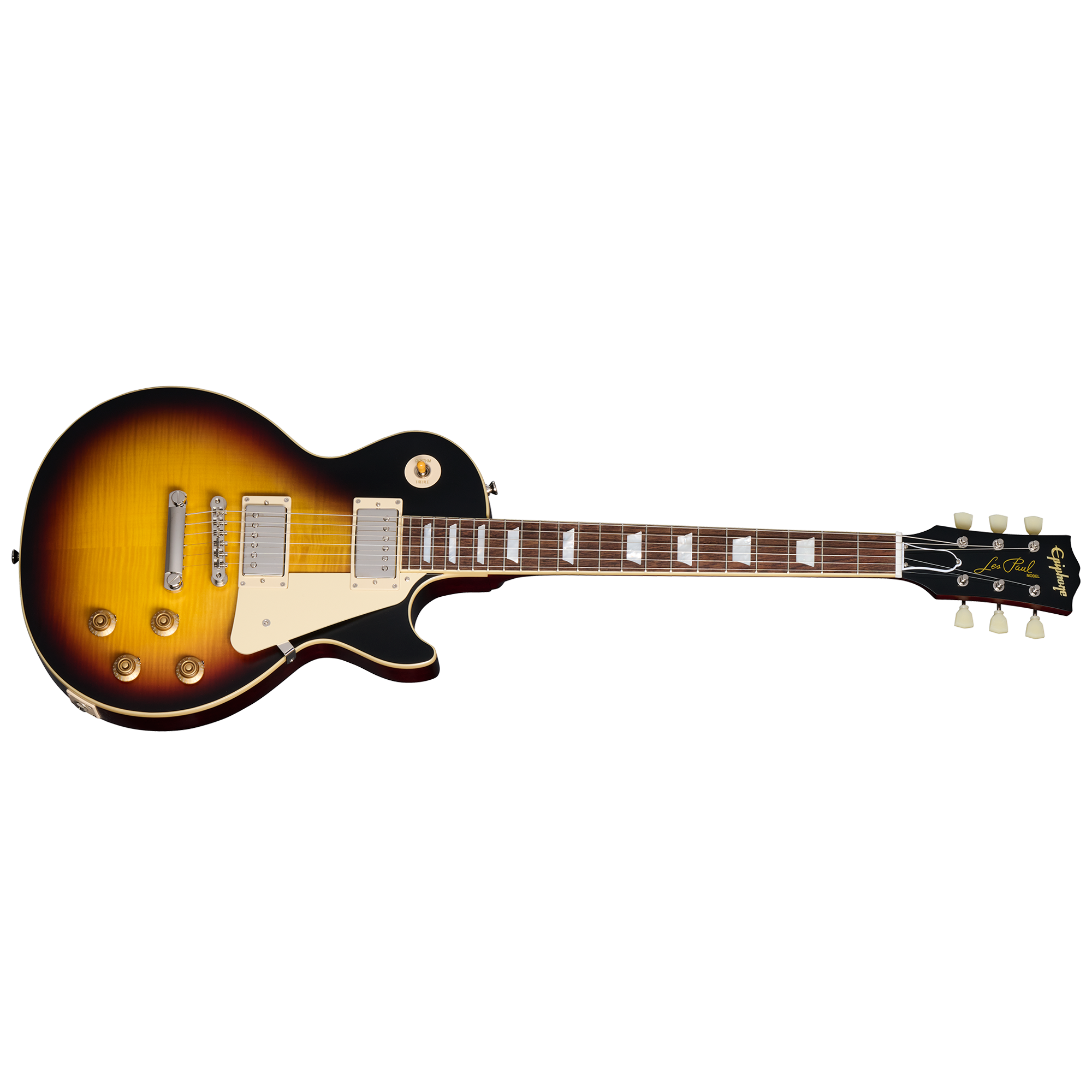 Epiphone ( GIBSON HEADSTOCK ) 1959 Les Paul Standard Electric Guitar with Case - Tobacco Burst ECLPS59TBVNH