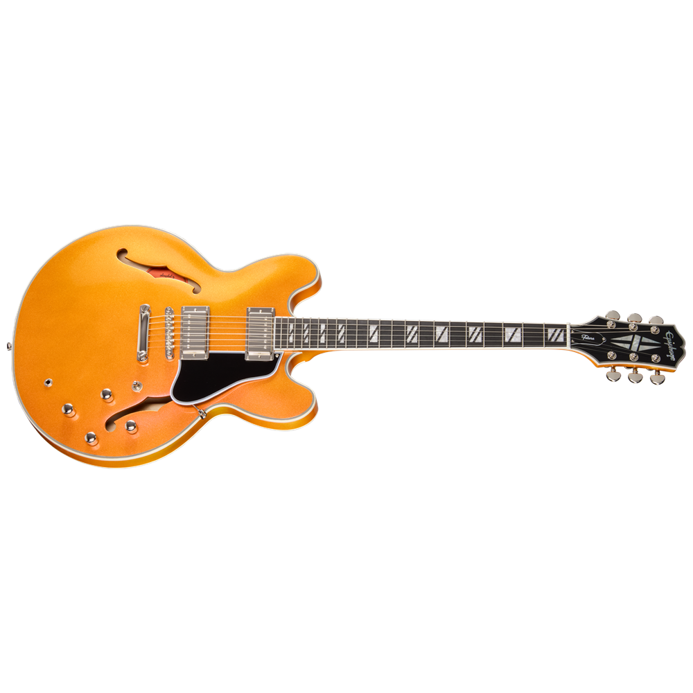 Epiphone Futura ES-355 ES335 W/ STAINLESS STEEL FRETS AND GIG BAG Fire