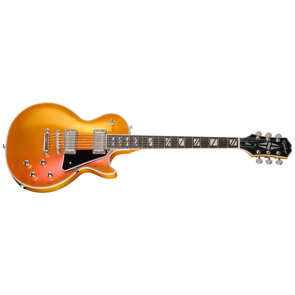 Epiphone Futura Les Paul Custom w/ Stainless Steel Frets and Gig Bag Firestorm Shift EIFLPCFSSNH