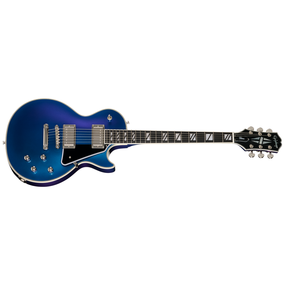 Epiphone Futura Les Paul Custom w/ Stainless Steel Frets and Gib Bag Twilight Shift EIFLPCTLSNH