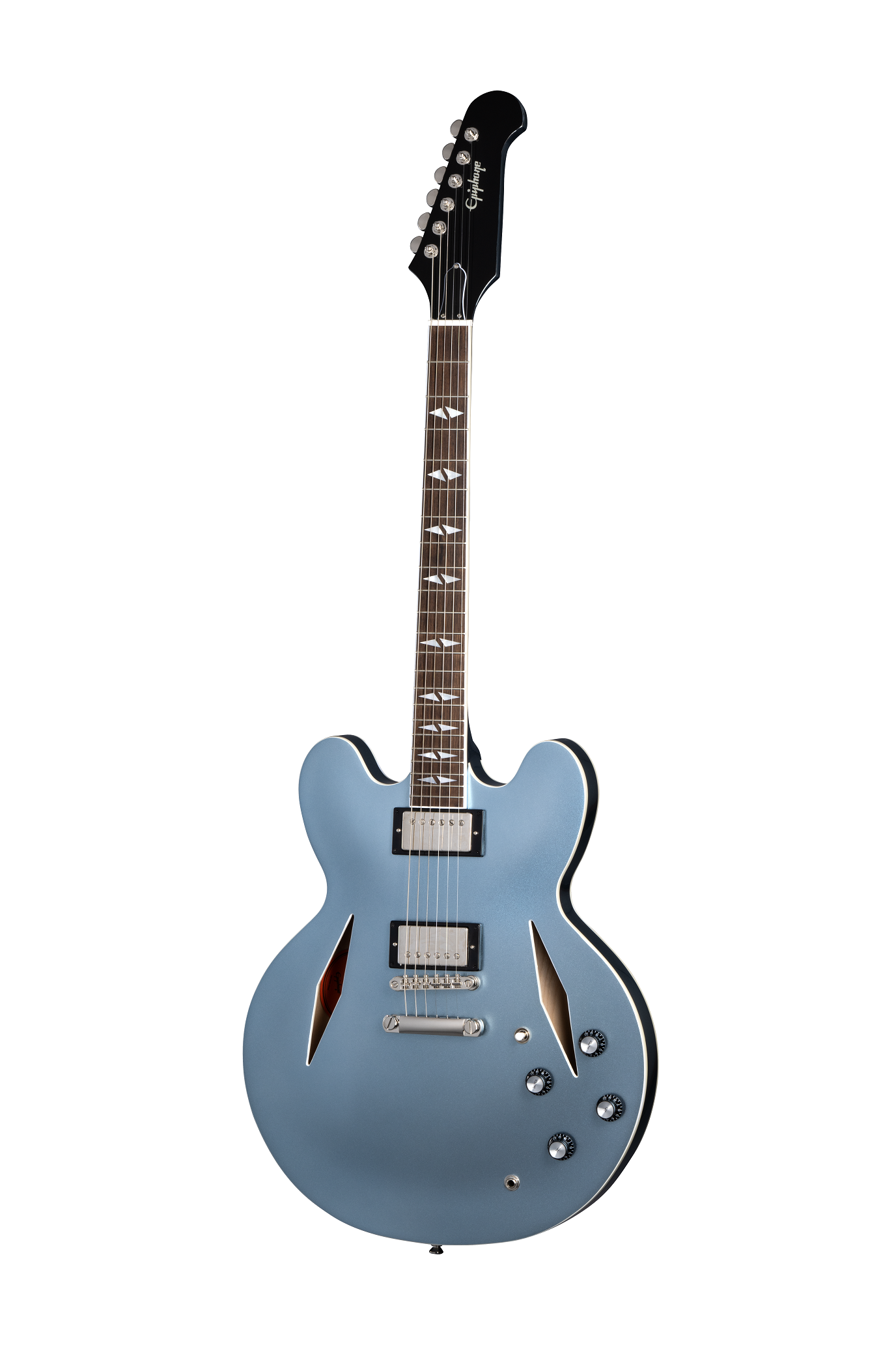 Epiphone Inspired by Gibson Dave Grohl DG-335 w/ Hard Shell Case EIGCDG335PENH Pelham Blue