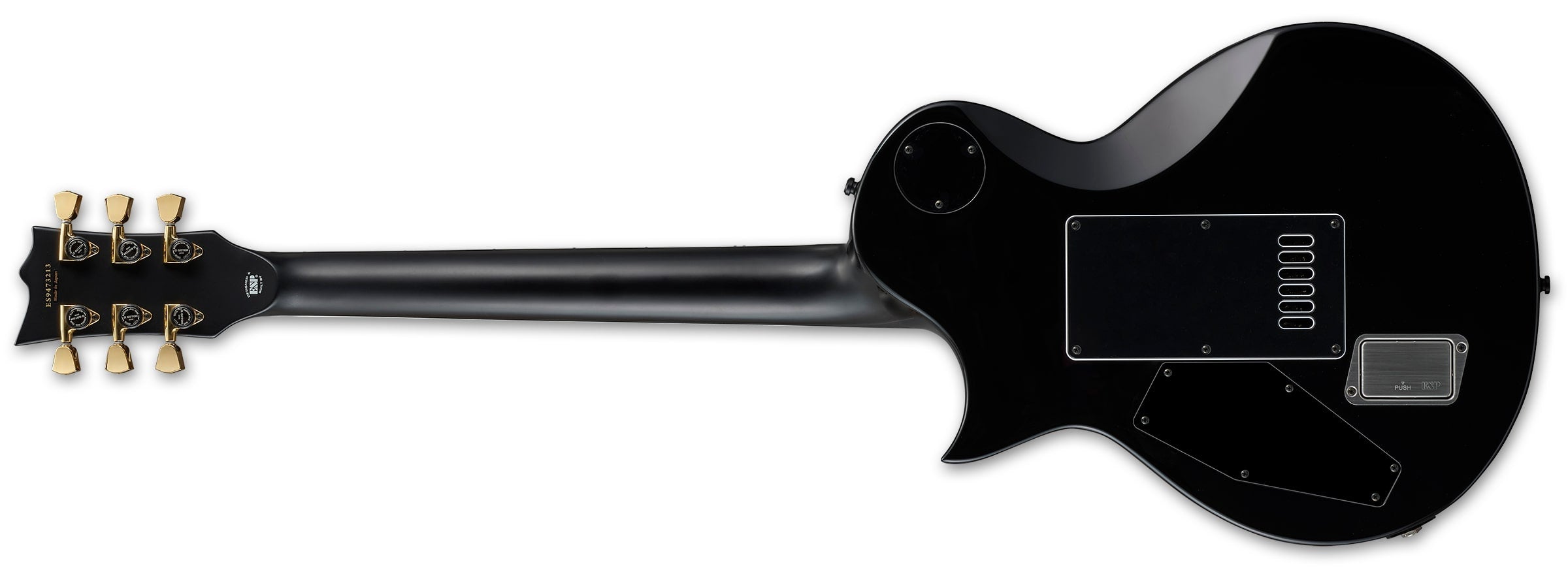 ESP E-II EII MADE IN JAPAN Eclipse Full Thickness Evertune Black EIIECFTETBLK SERIAL NUMBER ES0812233 - 8.4 LBS