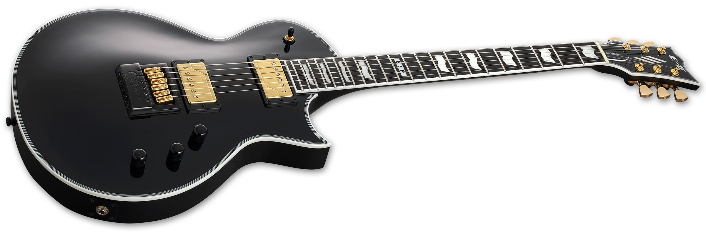 ESP E-II EII MADE IN JAPAN Eclipse Full Thickness Evertune Black EIIECFTETBLK