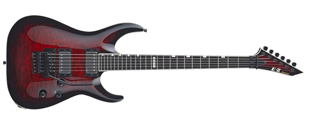ESP E-II Horizon Fr-II Electric Guitar, See Thru Black Cherry Sunburst