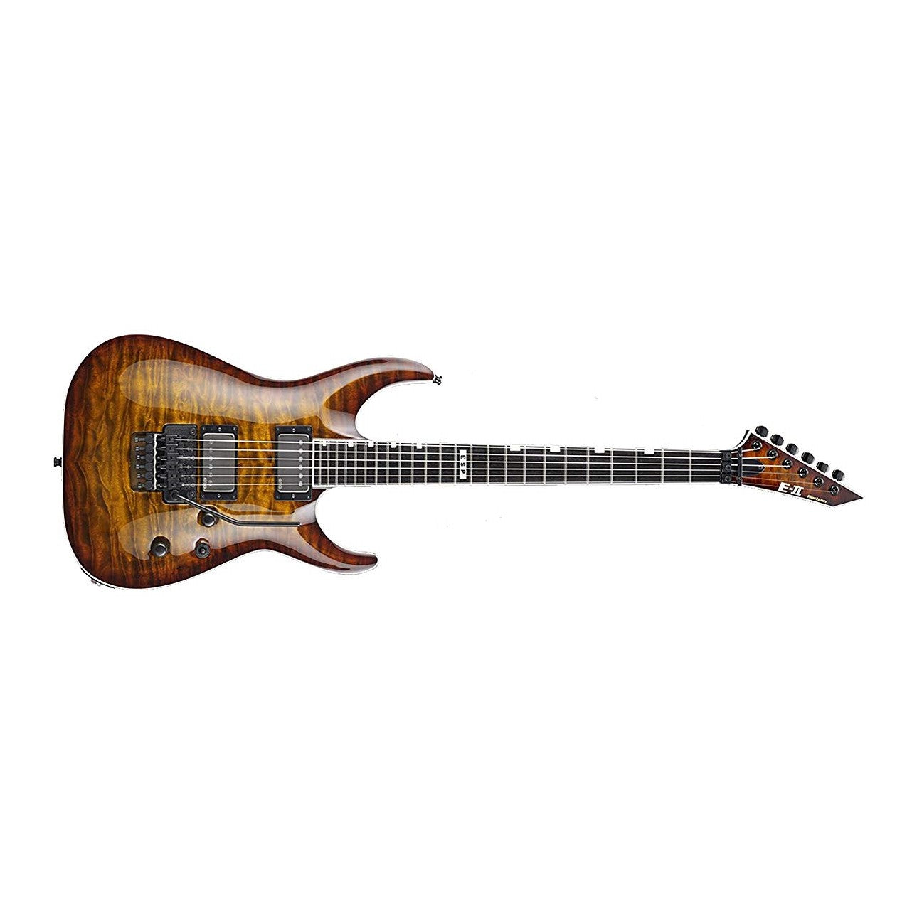 ESP EII Horizon FR-II Electric Guitar, Tiger Eye Sunburst EIIHORFRIITESB