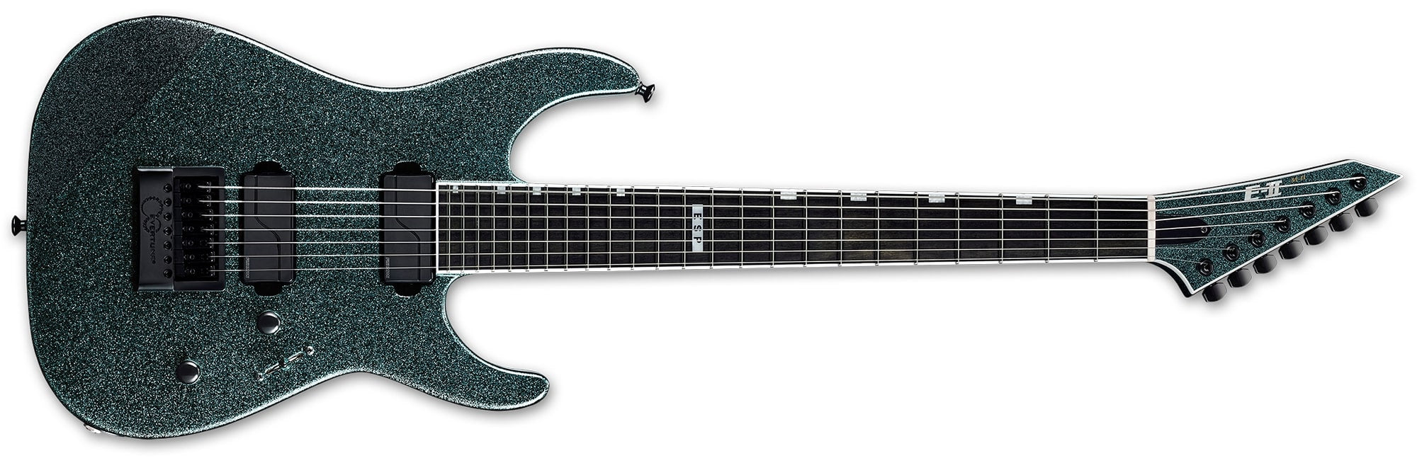 ESP E-II M-II 7B Baritone Evertune Electric Guitar, Granite Sparkle EI