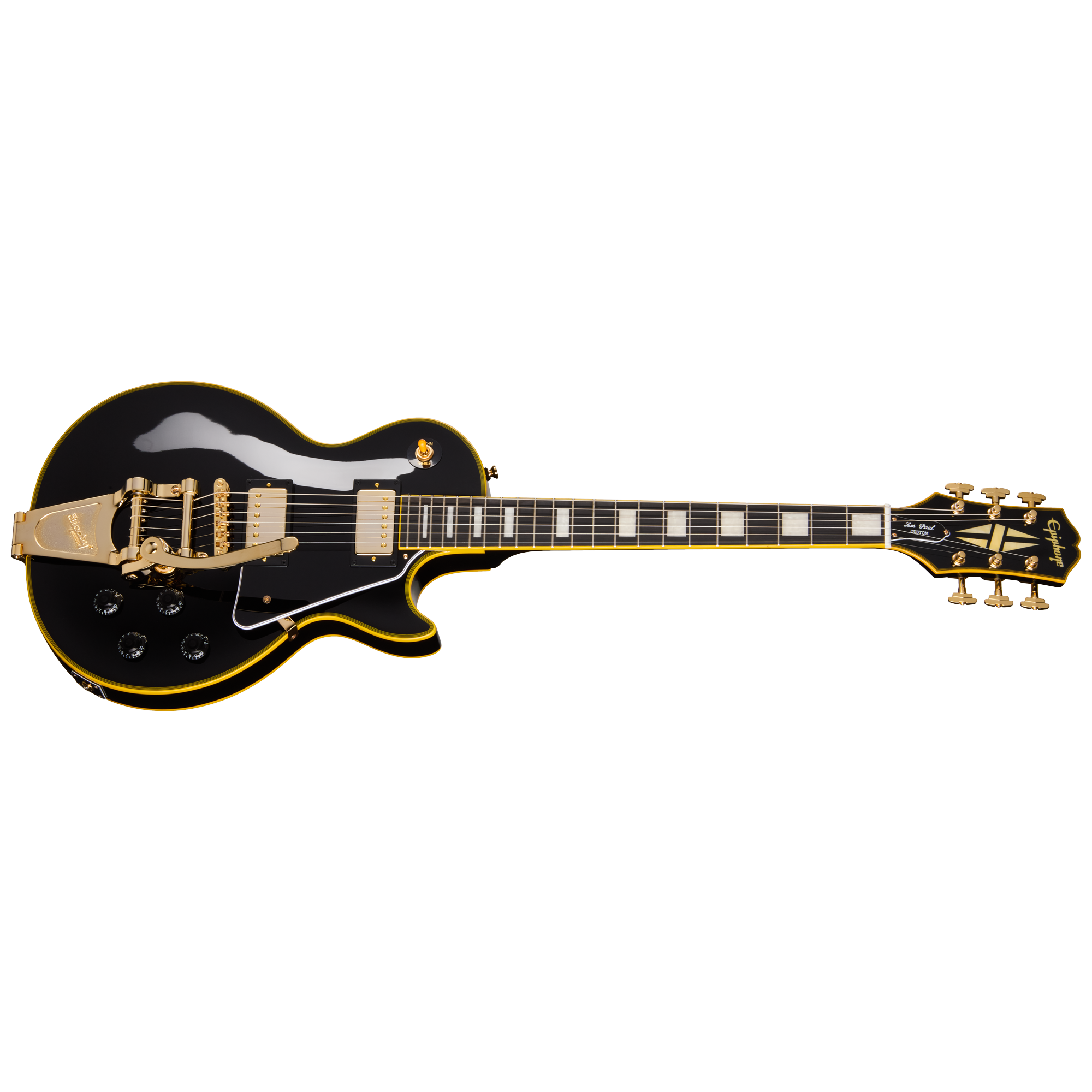 Epiphone Inspired by Gibson Custom Joe Bonamassa 59 LP Custom w/ Bigsby Antique Ebony EIJBLPCBGB SERIAL NUMBER 25051520200 9 LBS 4 OZ