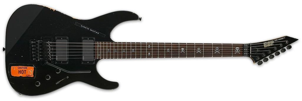 ESP KIRK HAMMETT KH2 VINTAGE DISTRESSED BLACK ELECTRIC GUITAR