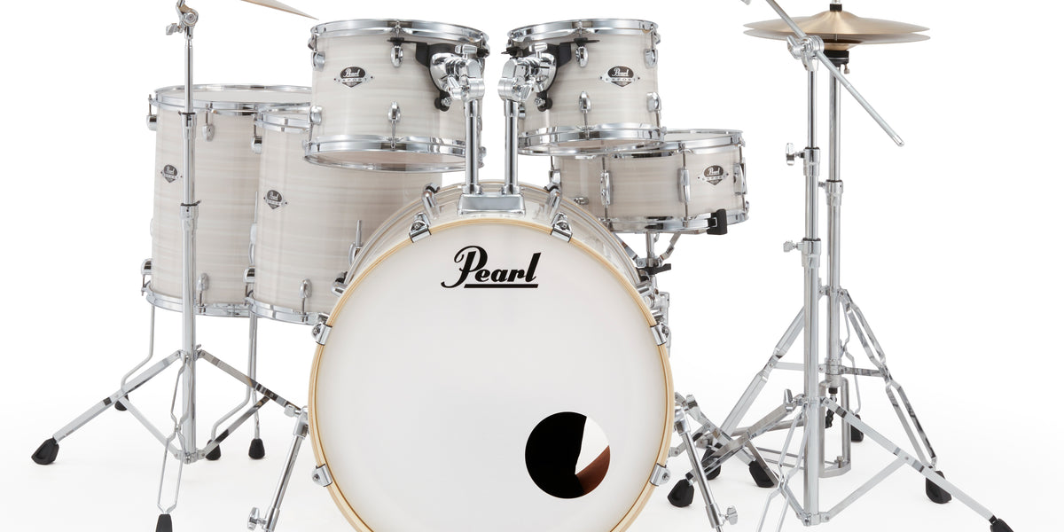 pearl (^^♪♡ Pearl Export Series 5 piece Shell Pack, Slipstream White