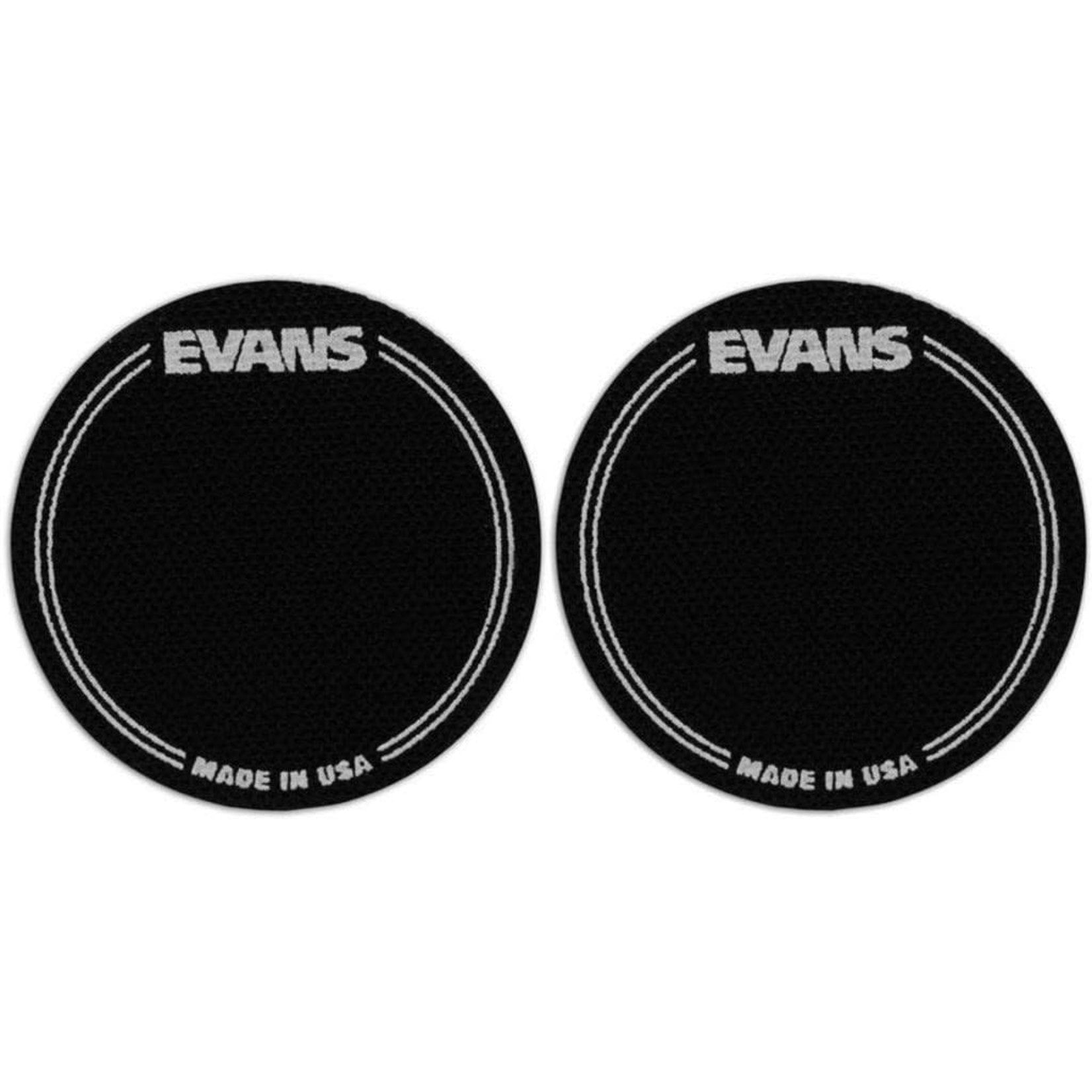 Evans Single Bass Drum Patch - Black (2 pack) (EQPB1)
