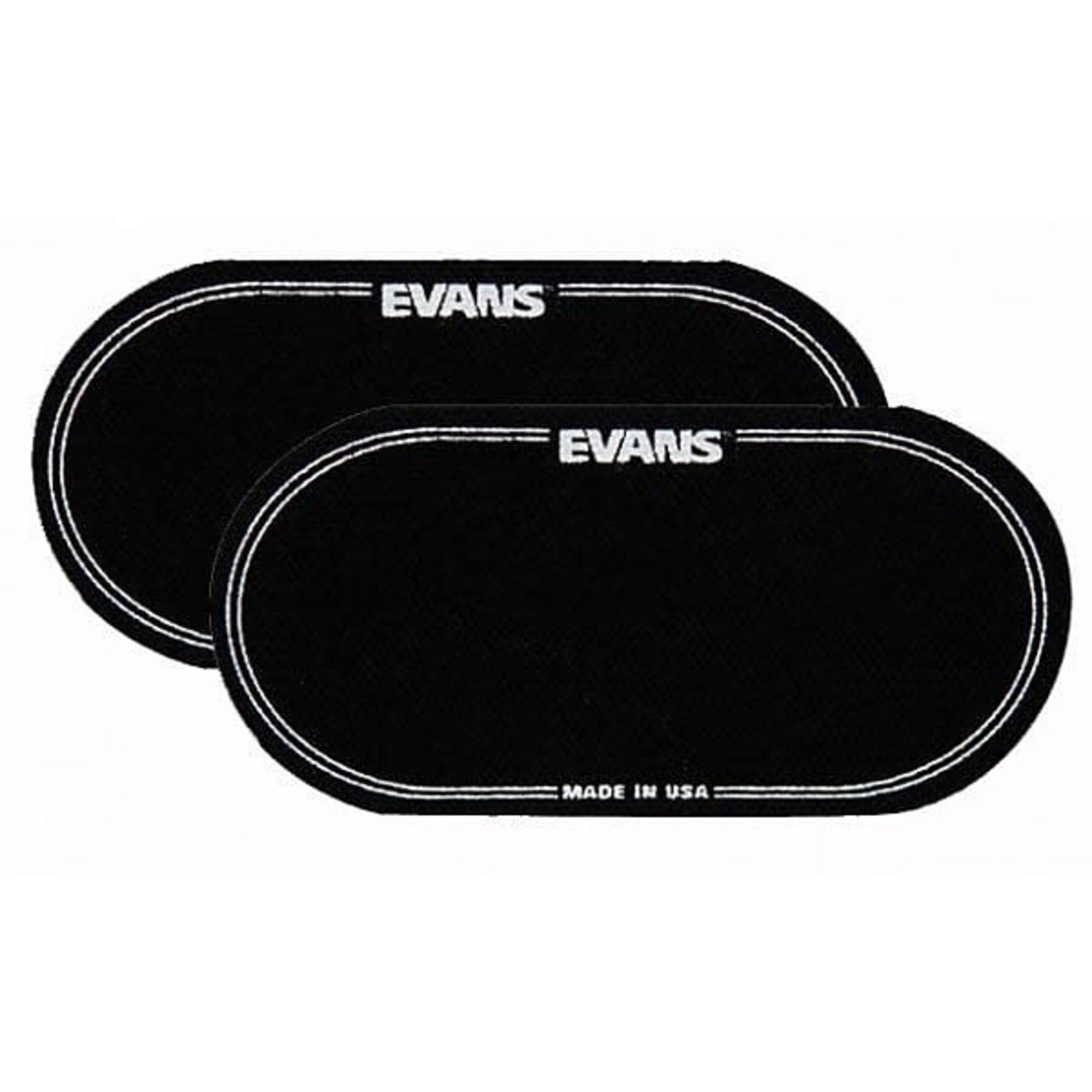 Evans Double Bass Drum Patch - Black (2 pack) (EQPB2)