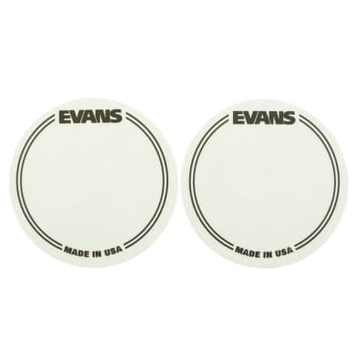 Evans Single Bass Drum Patch - White (2 pack) (EQPC1)