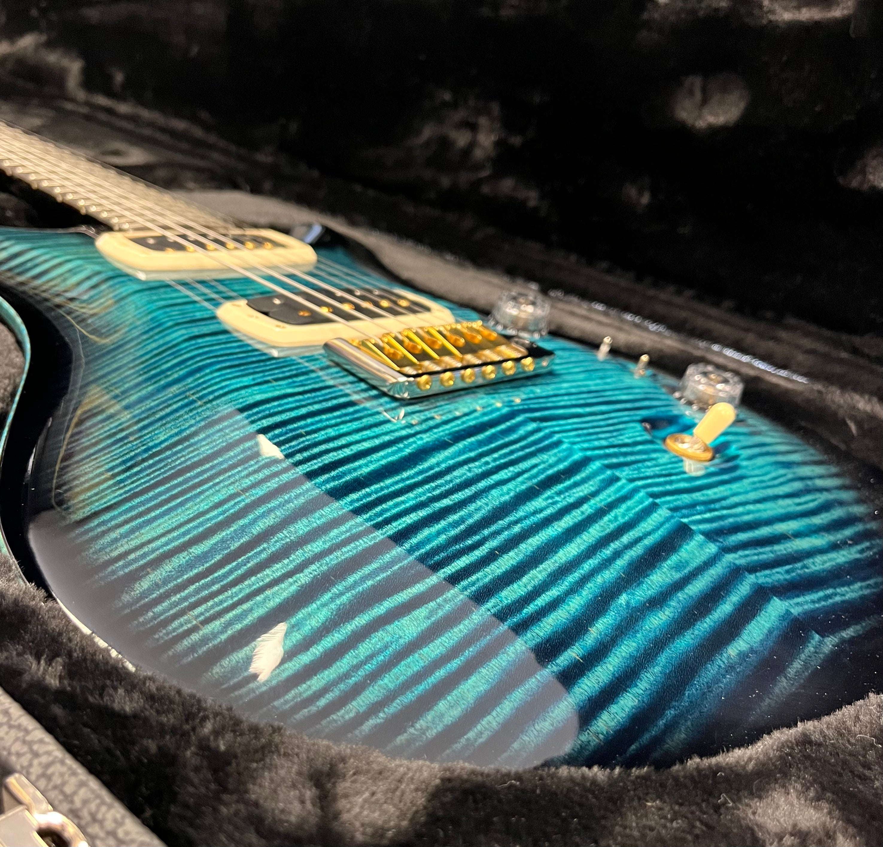 PRS USA Custom 24-08 - 10 Top Electric Guitar w Hardshell Case - Cobalt Smokeburst 112793::71: SERIAL NUMBER 24 0390068 - 7.6 LBS