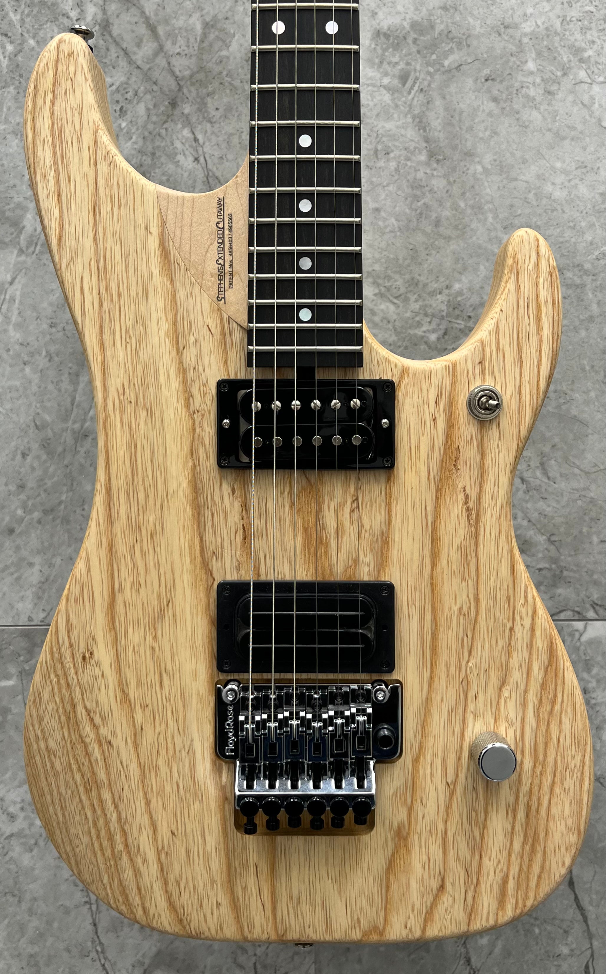 Washburn USA N4 Nuno Bettencourt Swamp Ash Natural Matte Finish N4ESANM-D SERIAL NUMBER 2509503 - 6 LBS 12 OZ