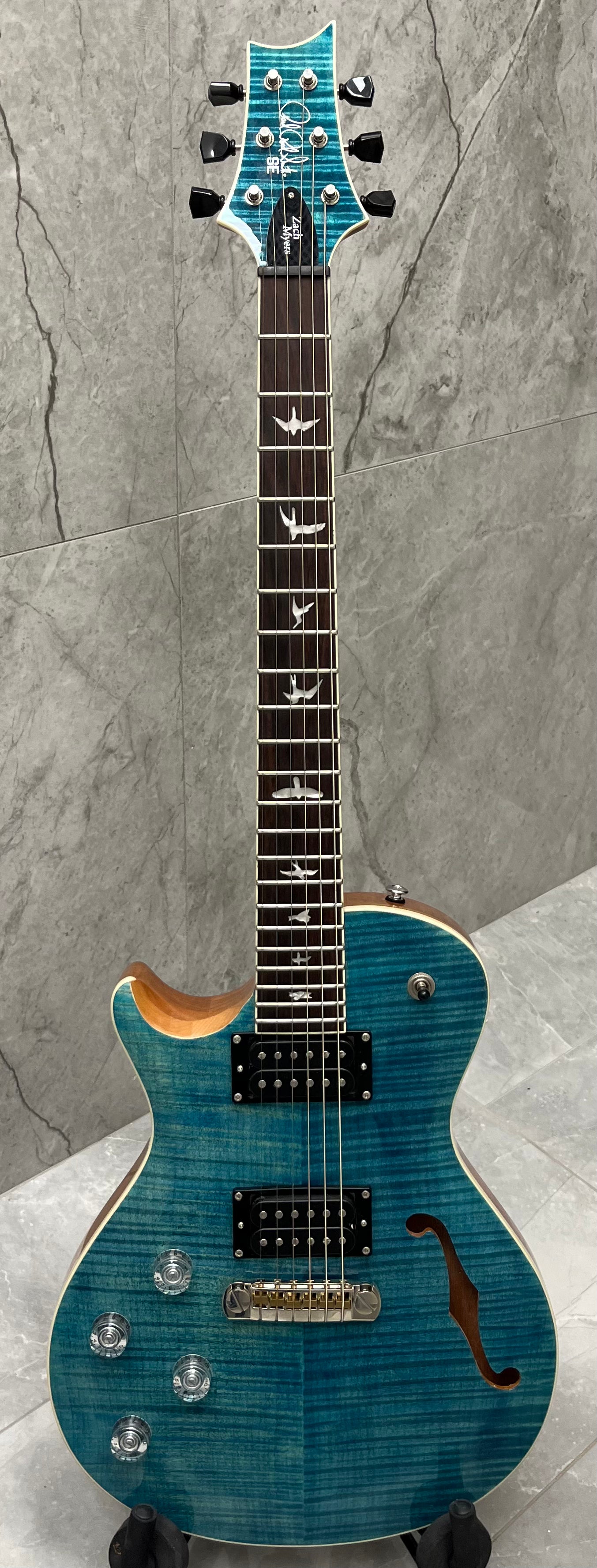 PRS Guitars SE Zach Myers 594 Left Handed MC - Myers Blue 114262::MC SERIAL NUMBER CTIH028692 - 7 LBS 2 OZ