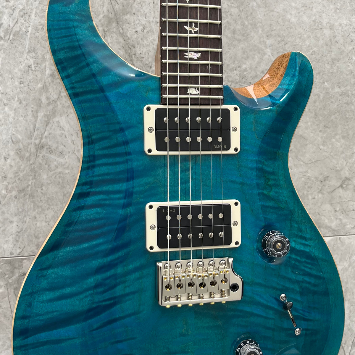 PRS USA Custom 24 Electric Guitar w Hardshell Case - Carroll Blue