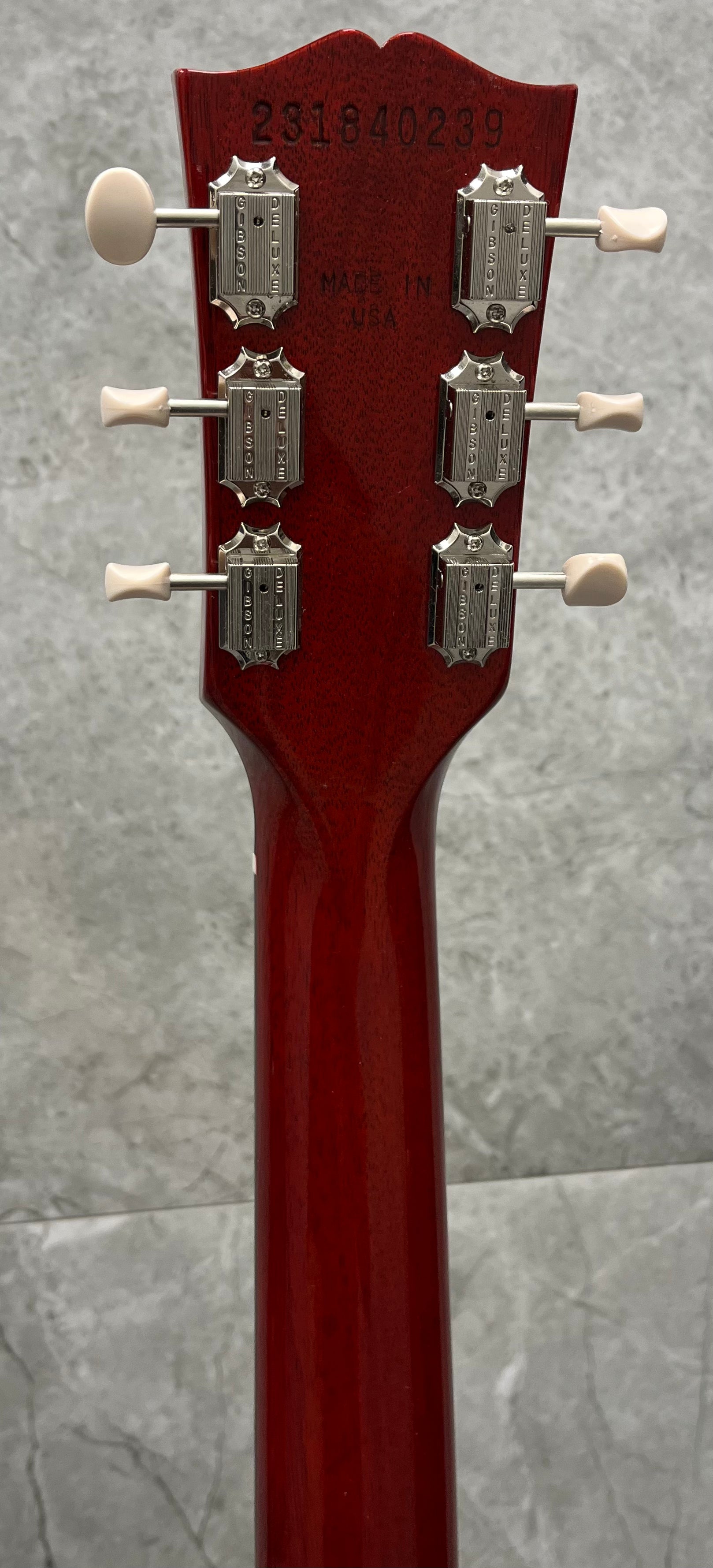 Gibson USA Les Paul Junior Double Cut Vintage Cherry w/ Hard Shell case LPJDTORT24VENH SERIAL NUMBER 231840239 - 6.6 LBS