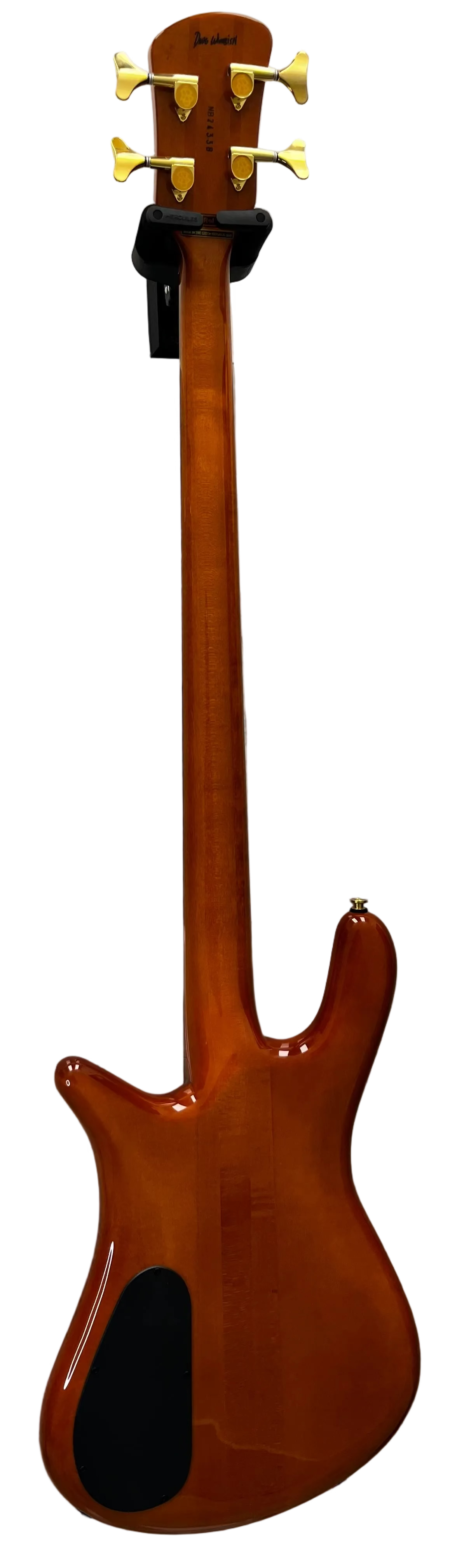 Spector Bass Doug Wimbish Euro 4 Signature Bass Guitar - Amber Stain Gloss EURO4DWAMB SERIAL NUMBER NB24338 - 8 LBS 10 OZ