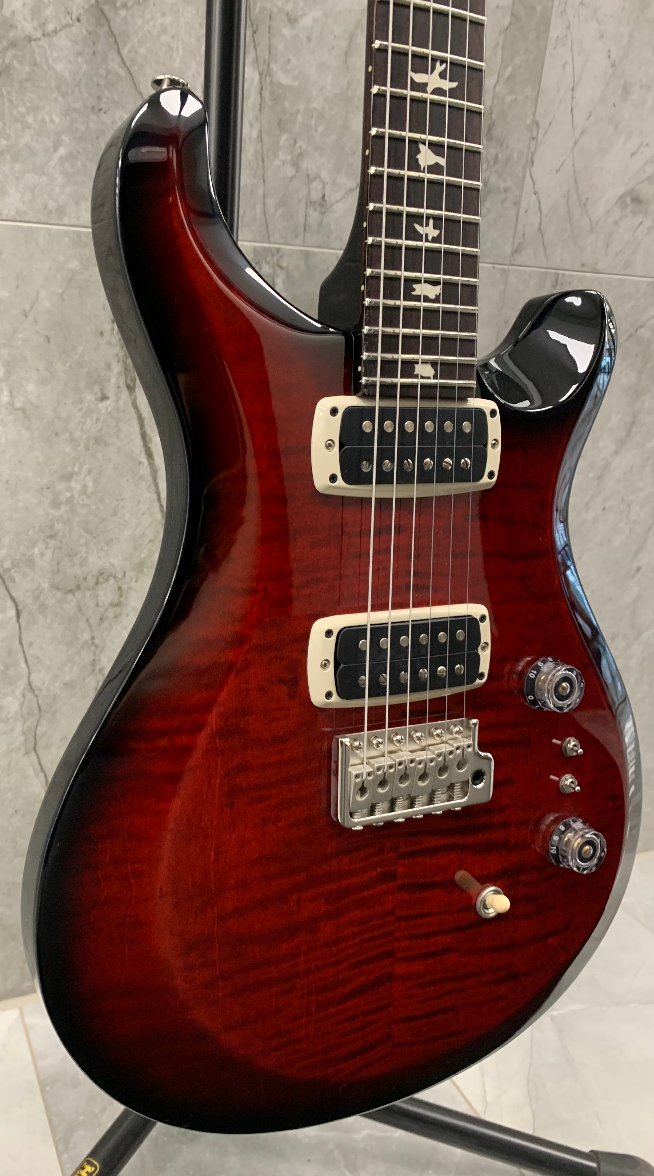 PRS Guitars USA S2 Custom 24-08 – Custom Colour – Fire Red Smokeburst 112819:CC SERIAL NUMBER S2072435