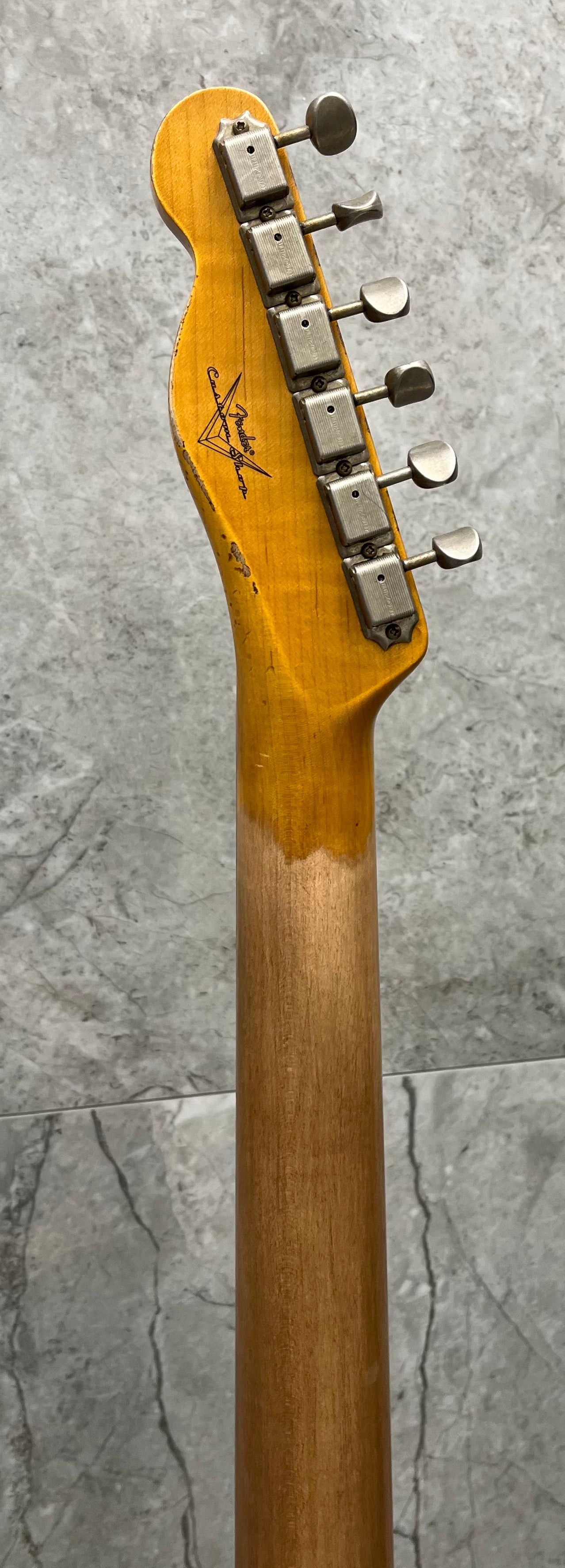 Fender Custom Shop 1961 Telecaster Heavy Relic Rosewood Fingerboard, Faded Aged Tomatillo Green 9235700028 SERIAL NUMBER CZ588211 - 7LBS 7OZ