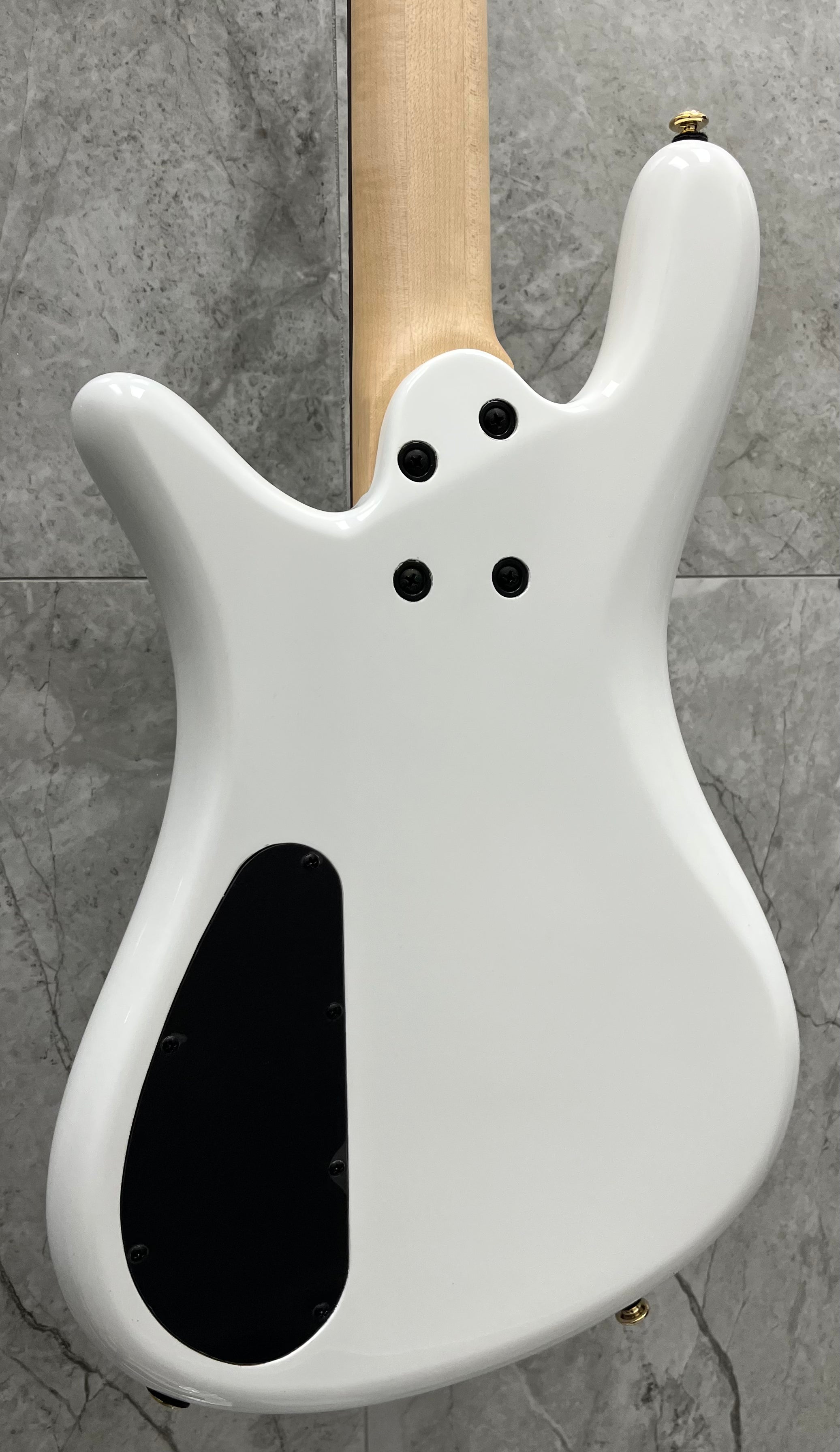 Spector Bass NS Icon Bolt-On Bass Guitar - White Gloss ICONNS2BWH SERIAL NUMBER CI25090142 - 7 LBS 5 OZ