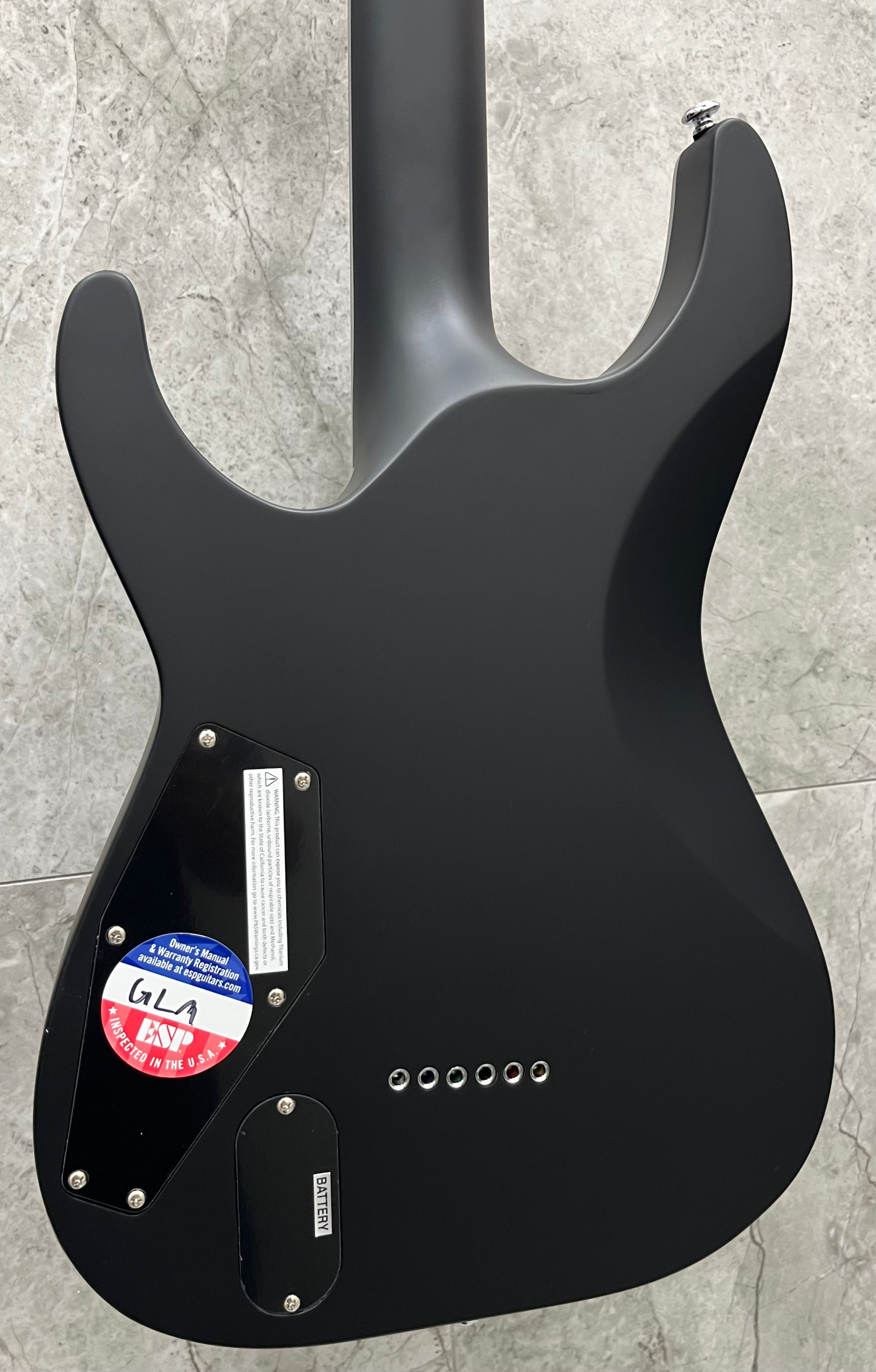 ESP LTD MH-1000NT MH1000 Electric Guitar W/ Fishman Fluence Pickups - Black Satin BOLD BINDING LMH1000NTBBBLKS SERIAL NUMBER W25060139 - 7 LBS 4 OZ