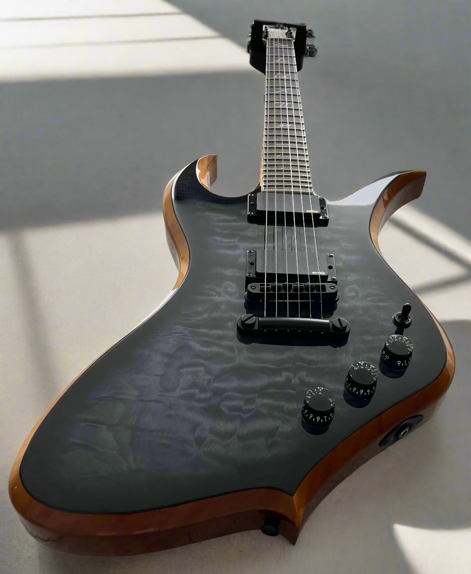 Wylde Audio Thoraxe Transparent Black Burst 4548-SHC SERIAL NUMBER WA23030124 - 8.6 LBS