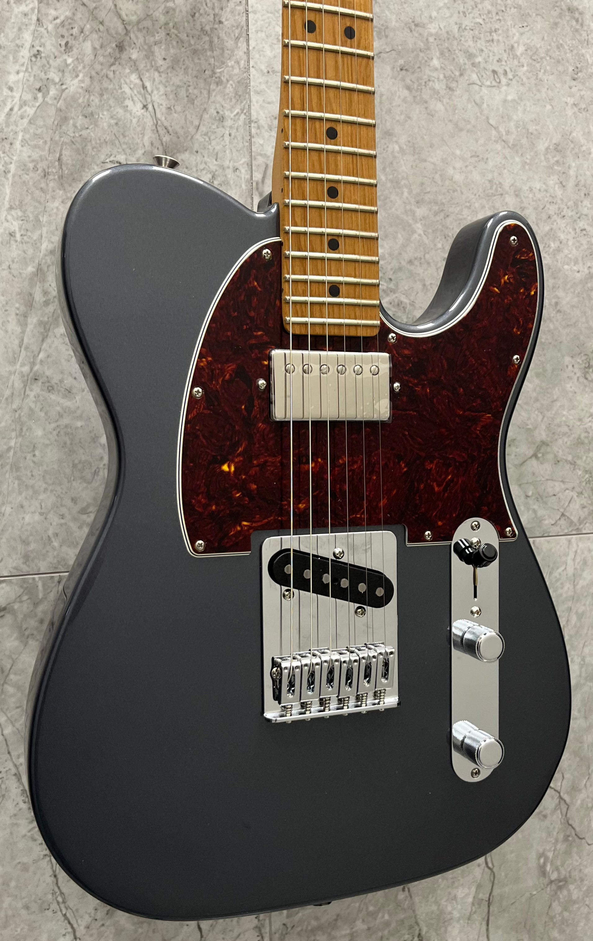 Fender Limited Edition Player II Telecaster Roasted Maple Fingerboard Charcoal Frost Metallic 0141550569 SERIAL NUMBER MX25113757 - 8.0 LBS