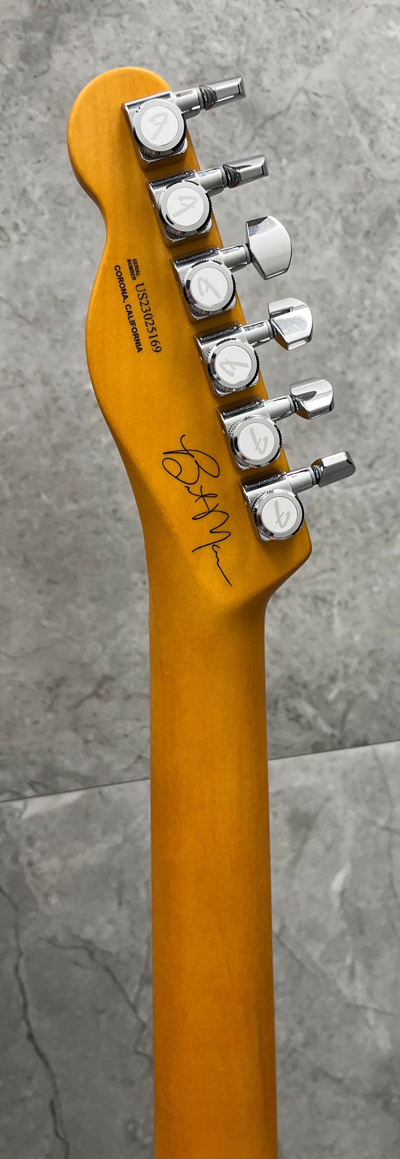 Fender USA Brent Mason Telecaster Maple Fingerboard Primer Gray 0115912793 SERIAL NUMBER US23025169 - 8.6 LBS