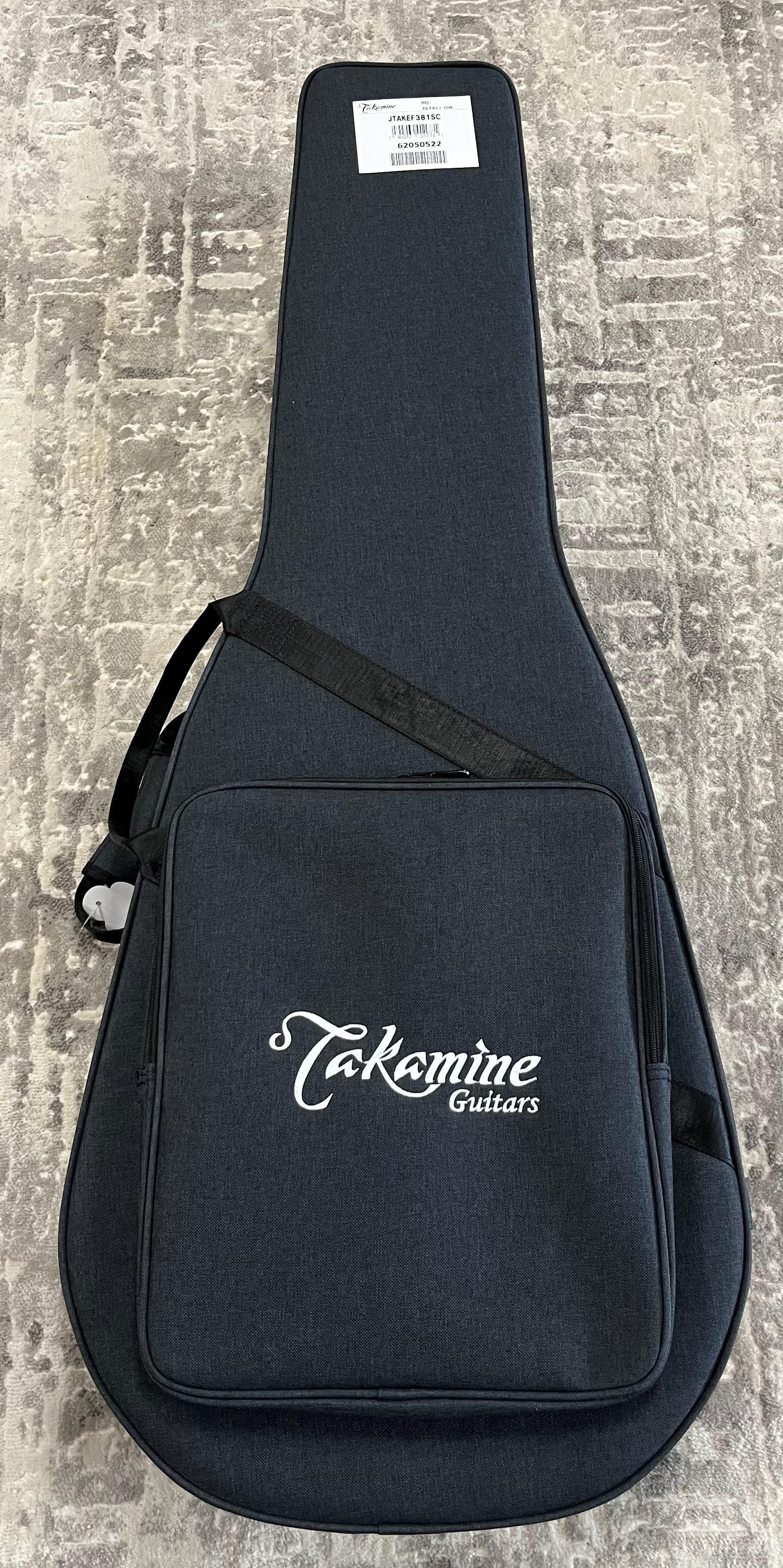 Takamine 12 String Made In Japan Acoustic Electric Cutaway Guitar with Case EF381SC