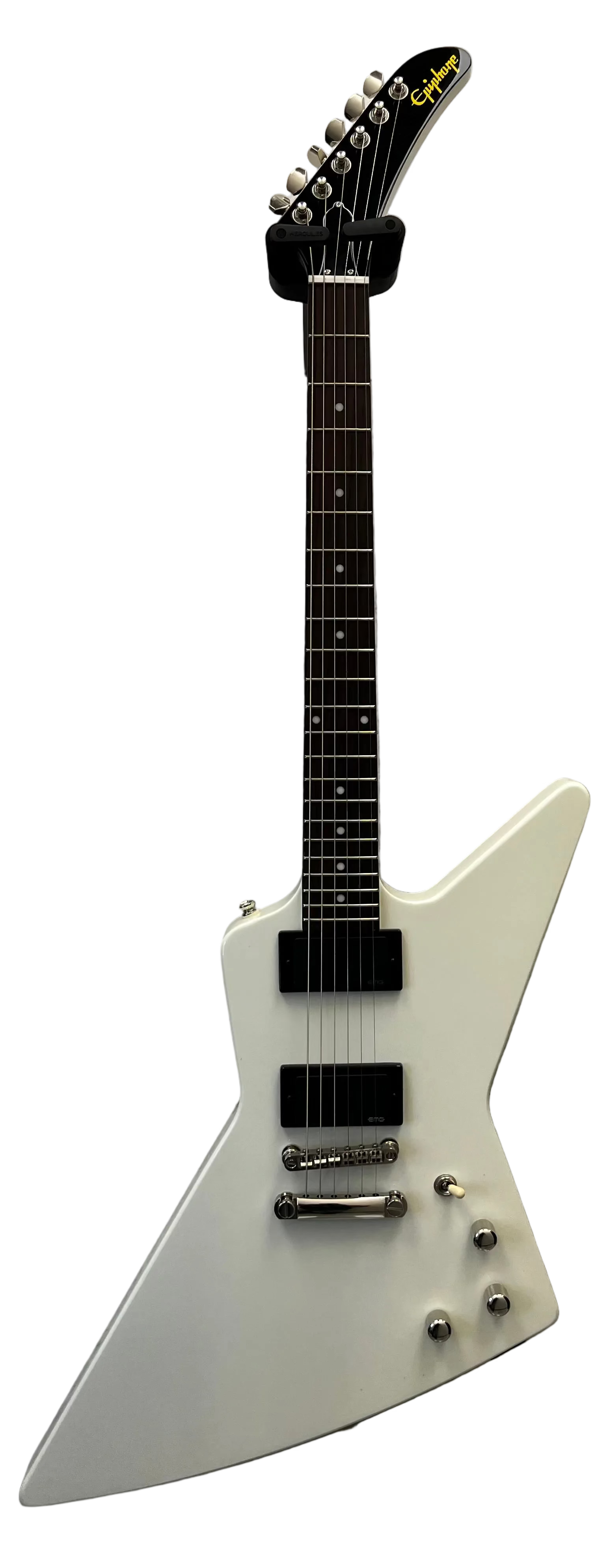 Epiphone Explorer 80s Electric Guitar with Gigbag - Classic White EIEX8CWNH SERIAL NUMBER 26041522270 - 7 LBS 6 OZ
