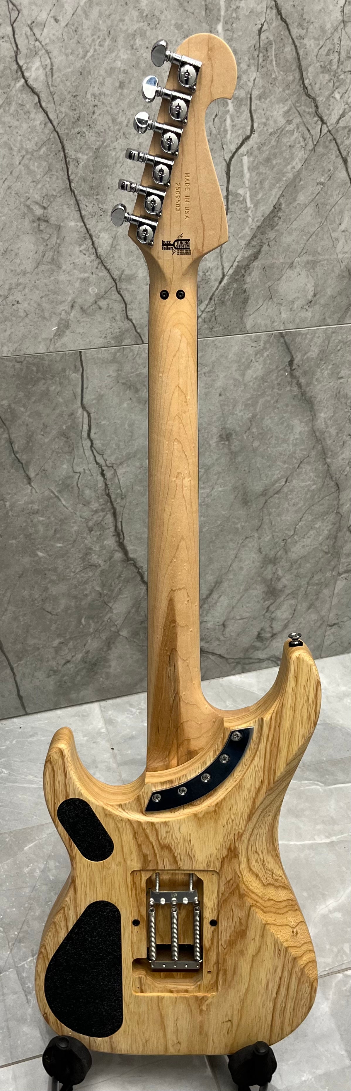 Washburn USA N4 Nuno Bettencourt Swamp Ash Natural Matte Finish N4ESANM-D SERIAL NUMBER 2509503 - 6 LBS 12 OZ