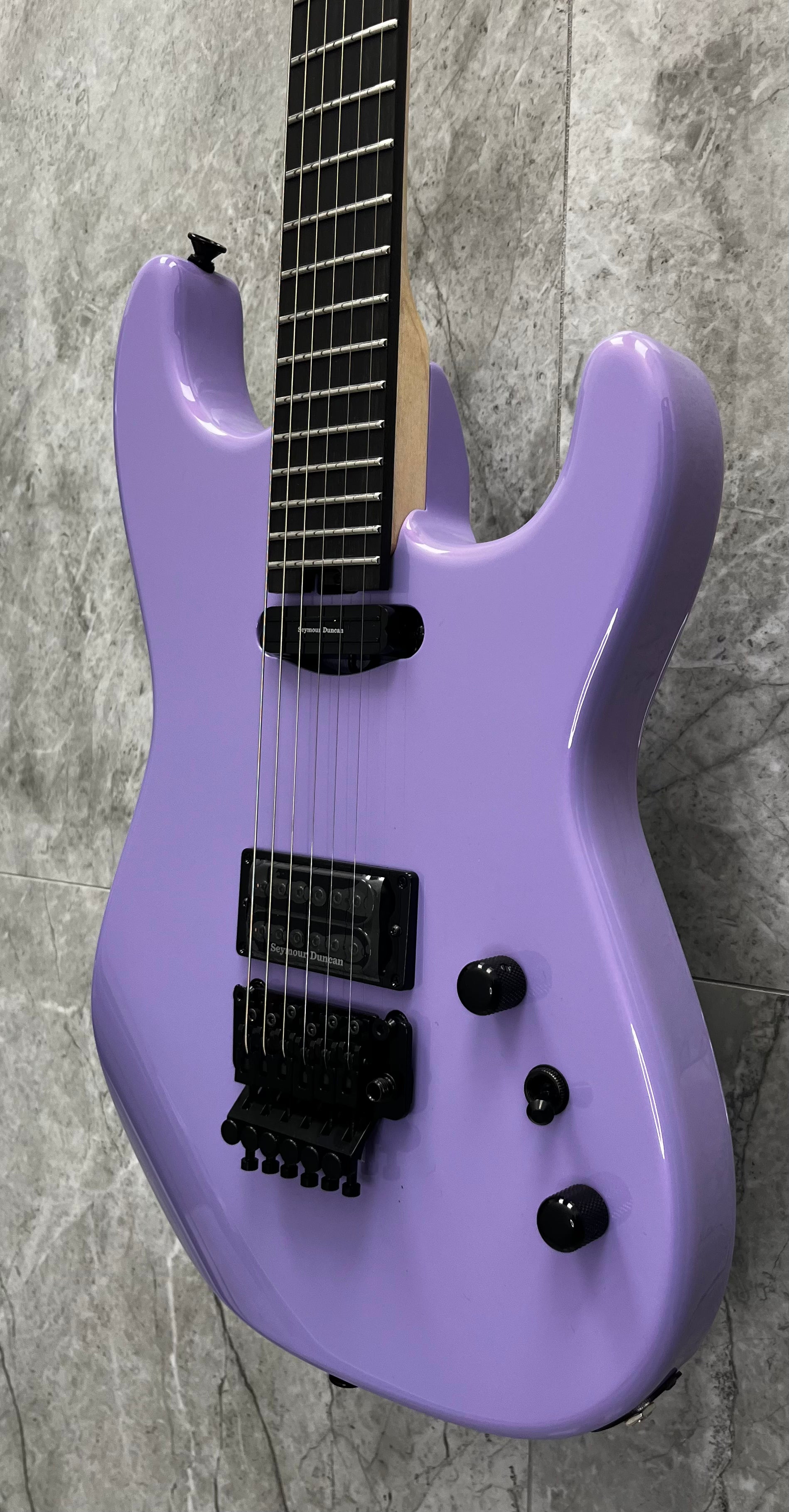 Charvel USA Custom Shop San Dimas HS FR - Lavender Ice with Ebony Fingerboard 2898000022 SERIAL NUMBER UC0267 - 8 LBS 7 OZ