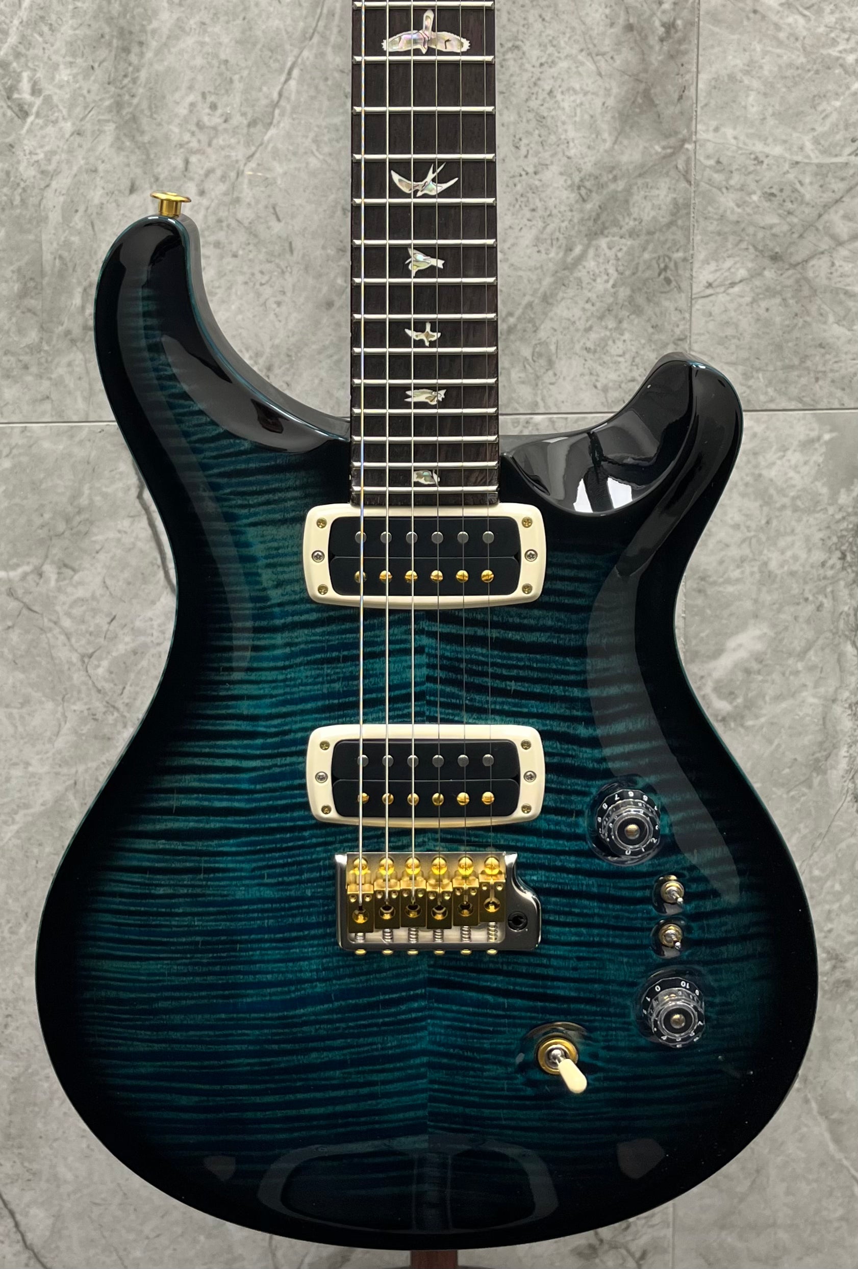 PRS USA Custom 24-08 - 10 Top Electric Guitar w Hardshell Case - Cobalt Smokeburst 112793::71: SERIAL NUMBER 24 0390068 - 7.6 LBS