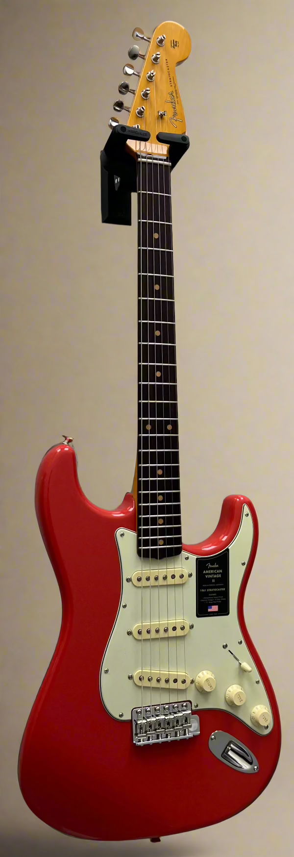 Fender American Vintage II 1961 Stratocaster Rosewood Fingerboard, Fiesta Red 0110250840 SERIAL NUMBER V2448005 - 8.0 LBS