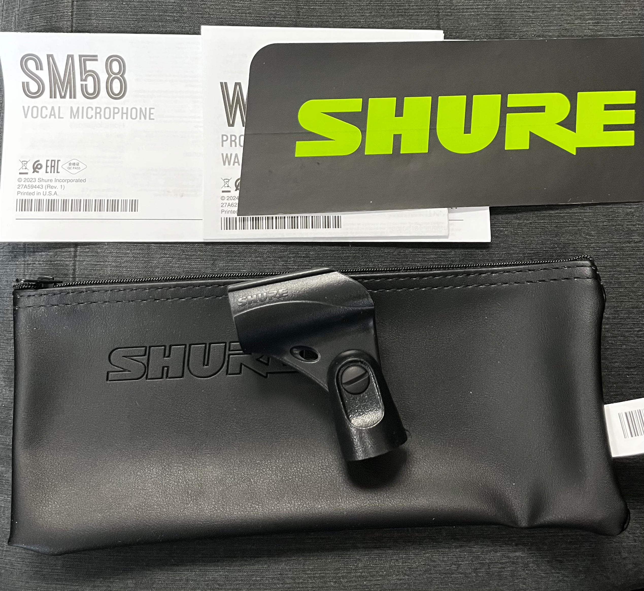 Shure SM58 Unidirectional Cardioid Dynamic Microphone SM58-LC
