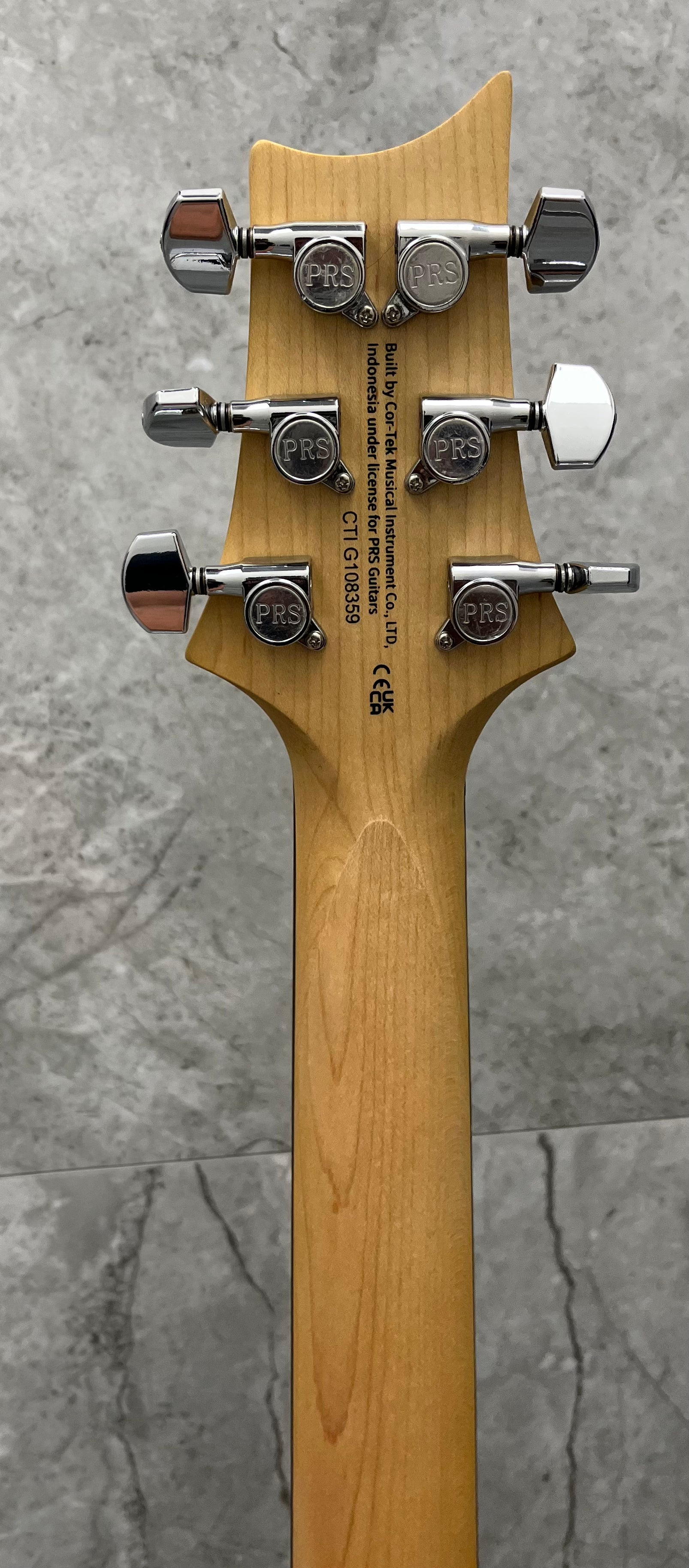 PRS Guitars SE CE 24 Standard Satin Electric Guitar with Gigbag - Metallic Silver 113130::MS: SERIAL NUMBER CTIG108359 - 6.8 LBS