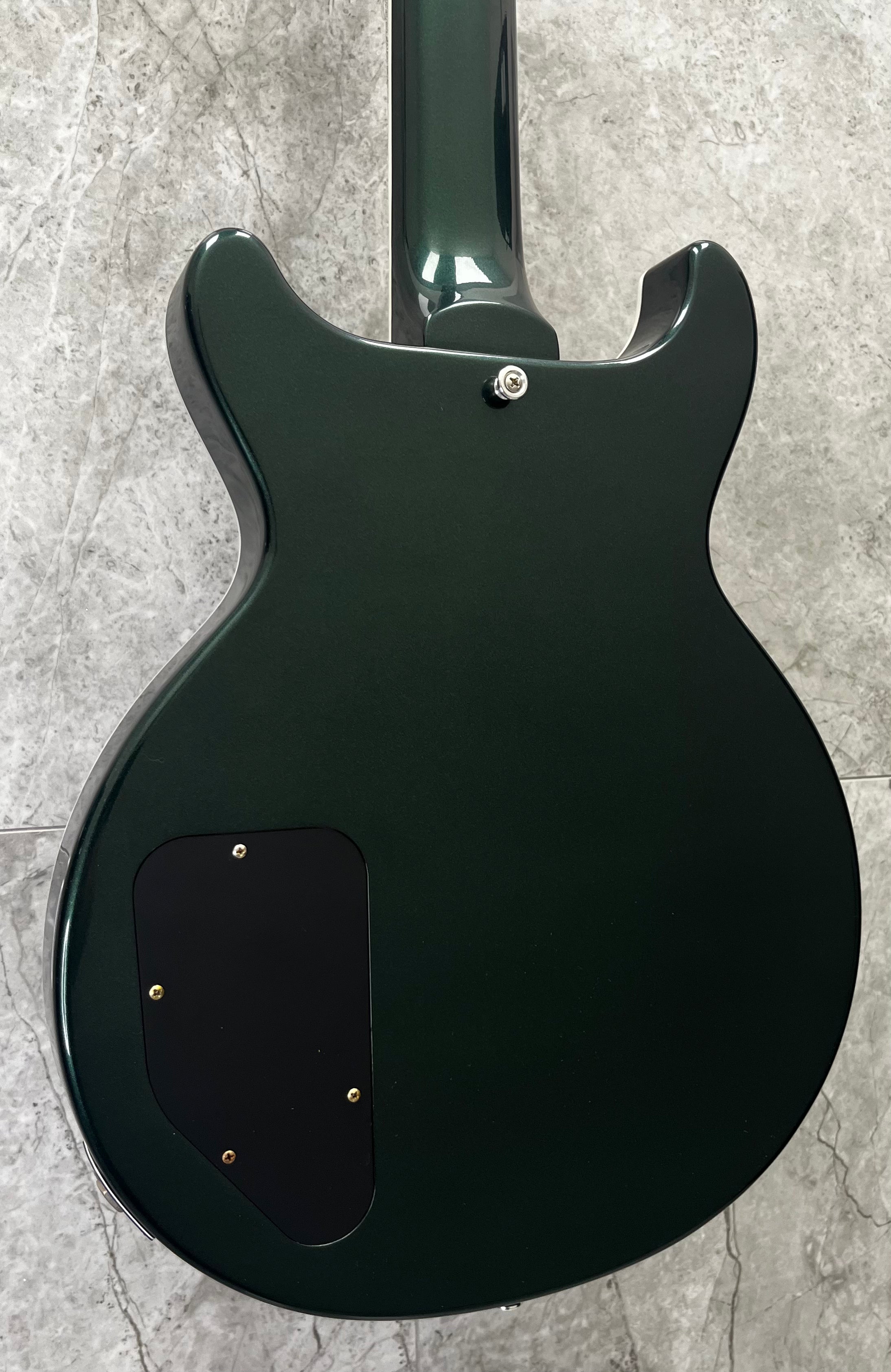 Gibson Custom Shop Les Paul Special Double Cut VOS Figured Electric Guitar - Trans Black CUS24256 SERIAL NUMBER CS501878 - 7 LBS 14 OZ